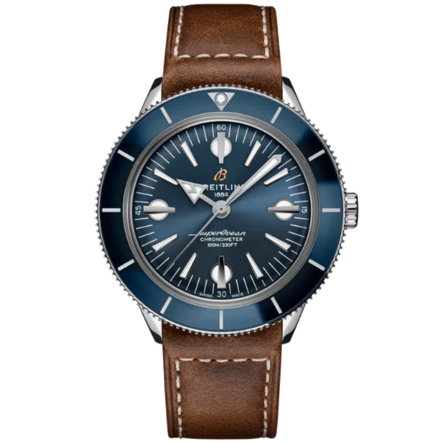 SUPEROCEAN HERITAGE '57 42 MM STAINLESS STEEL WITH BLUE DIAL