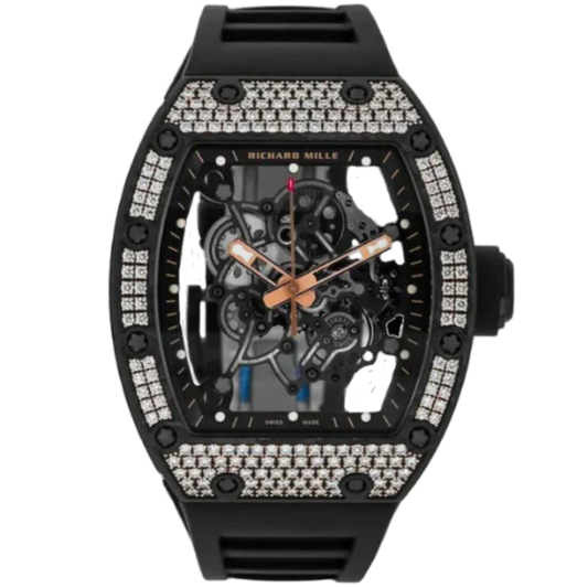 RM 055 Bubba Watson Carbon Rose Gold Diamond Bezel