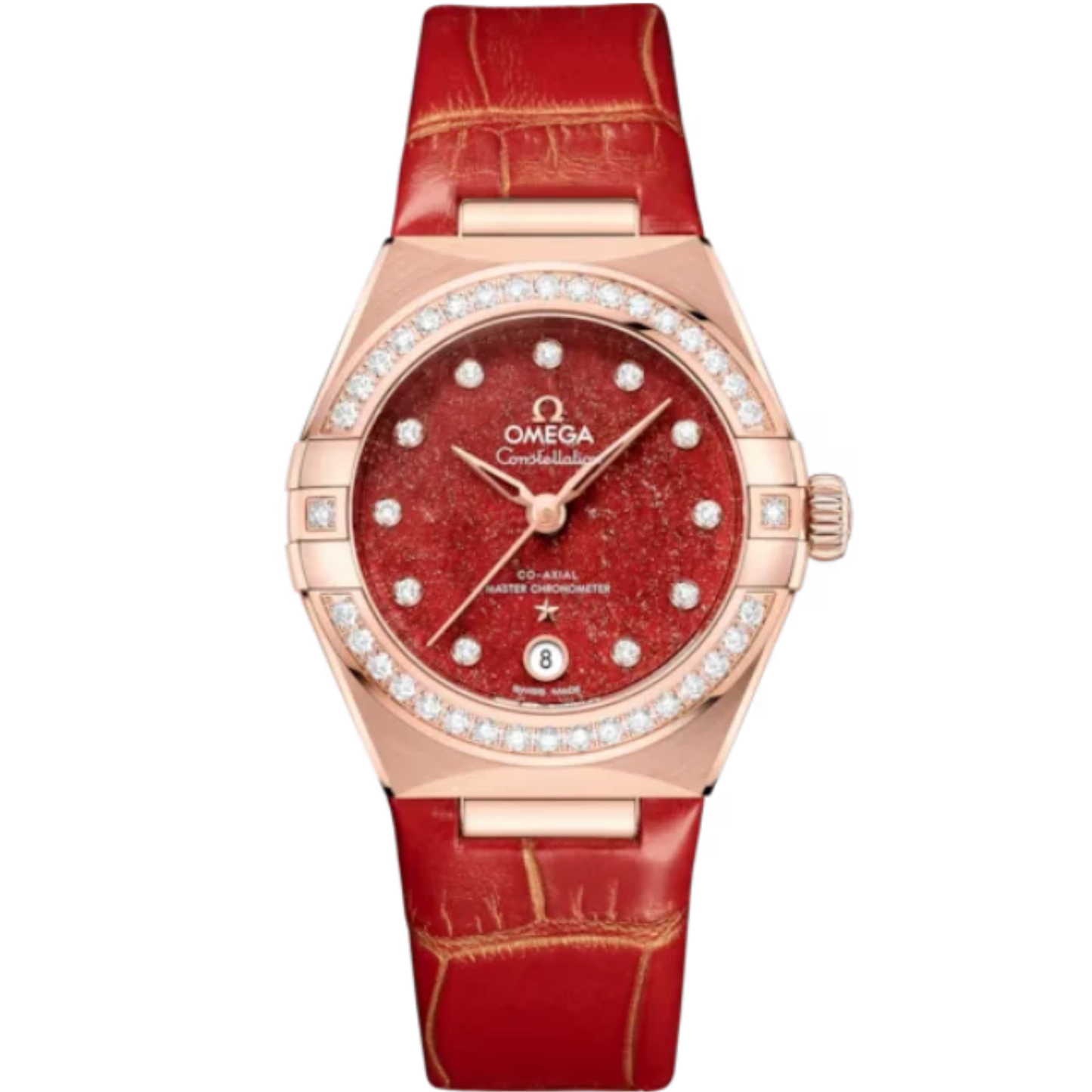 CONSTELLATION 29 MM SEDNA™ GOLD WITH RED DIAL