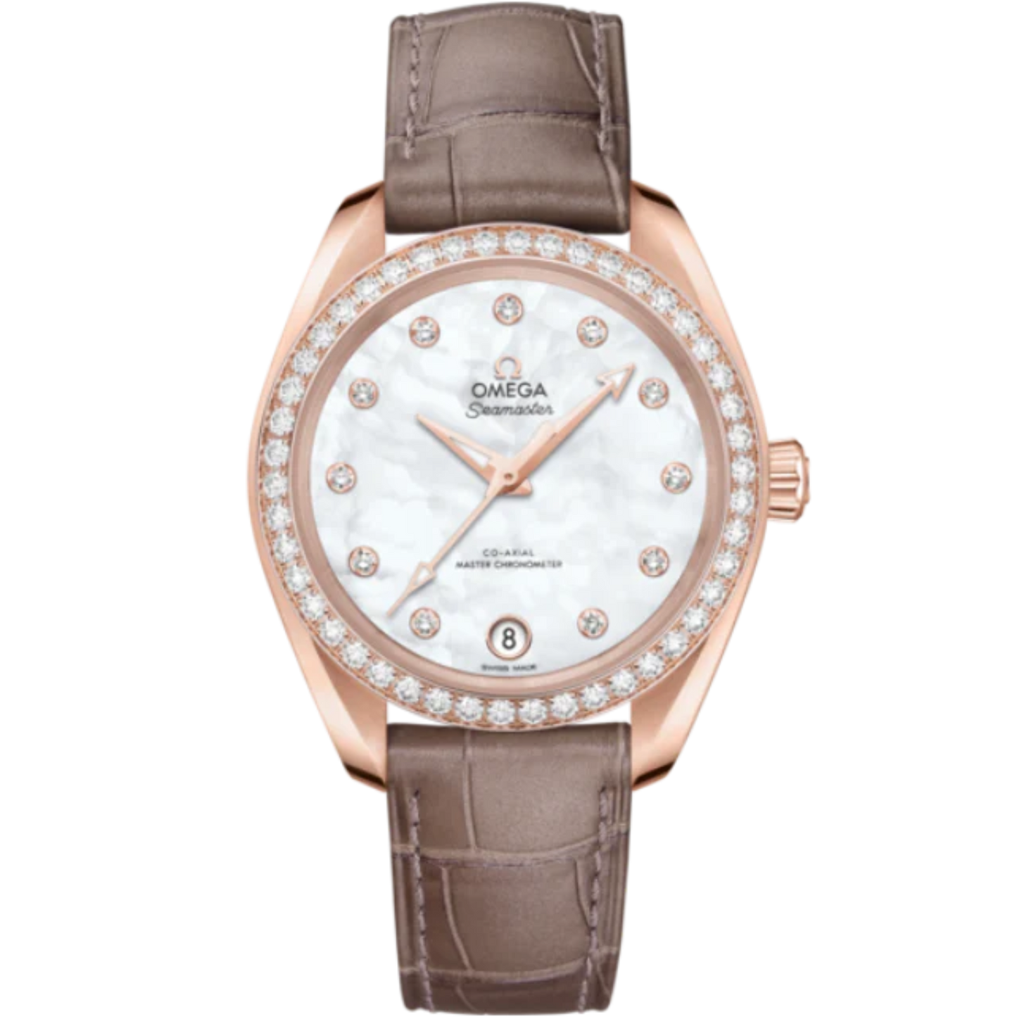 SEAMASTER AQUA TERRA 150M 34 MM SEDNA™ GOLD WITH MOTHER OF PEARL DIAL