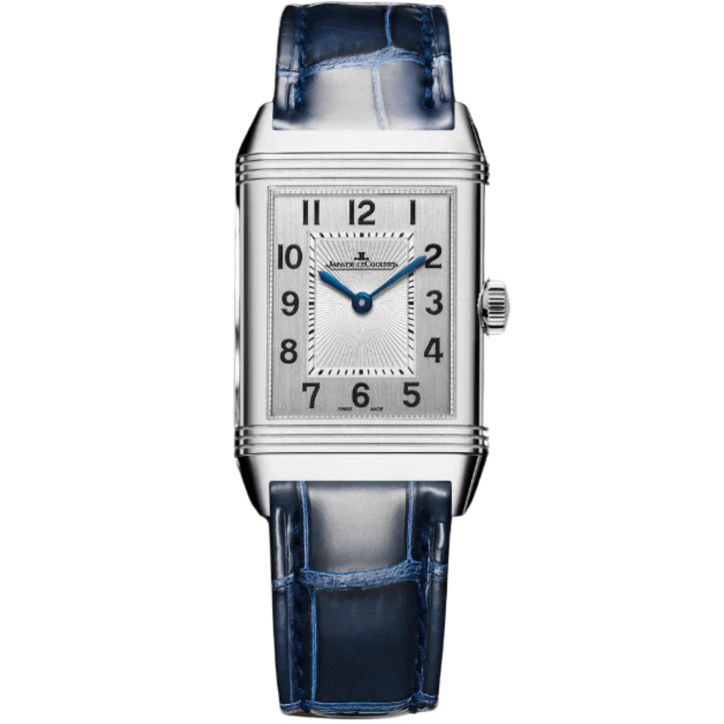 REVERSO CLASSIC DUETTO 40 MM STAINLESS STEEL WITH SILVER GREY AND GUILLOCHE BLACK DIAL