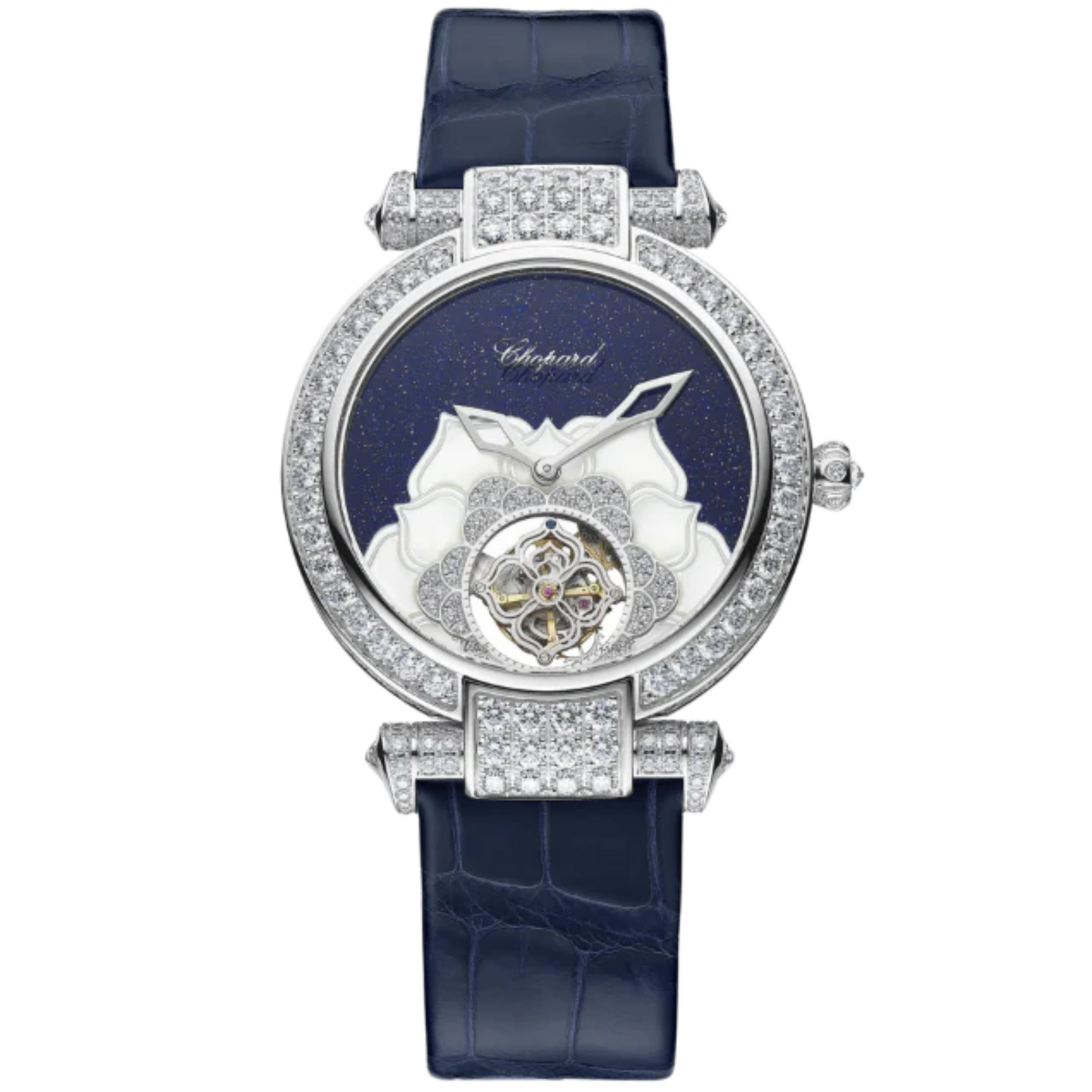 IMPERIALE FLYING TOURBILLON LIMITED EDITION 36 MM ETHICAL WHITE GOLD WITH BLUE AVENTURINE DIAL