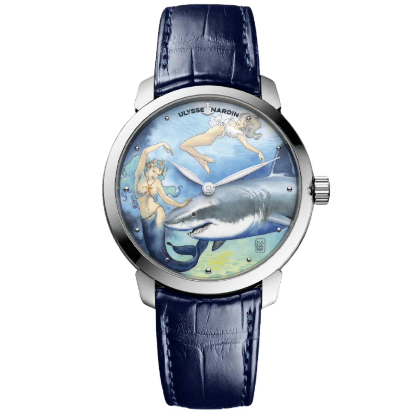 CLASSICO MANARA MANUFACTURE 40 MM STAINLESS STEEL WITH BLUE DIAL