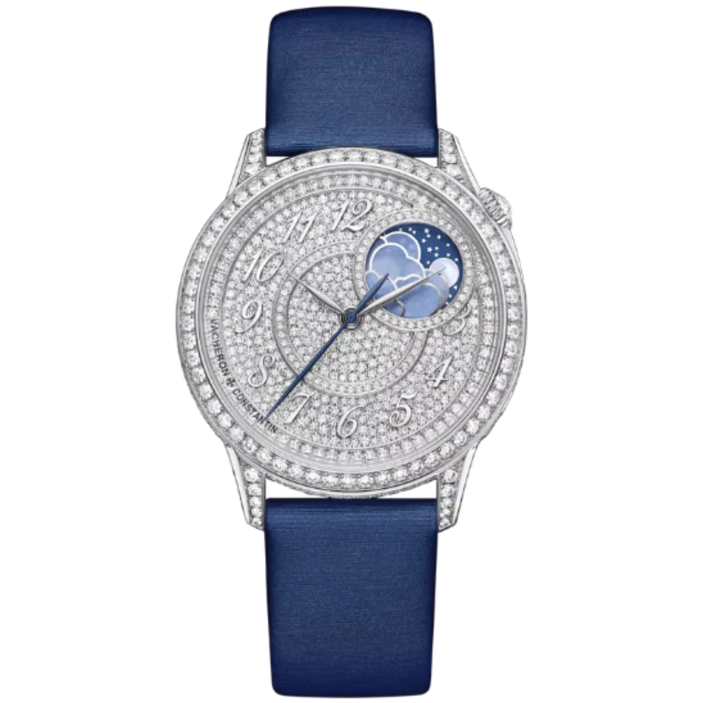 EGERIE MOON PHASE 37 MM 18K WHITE GOLD WITH 18K WHITE GOLD DIAL