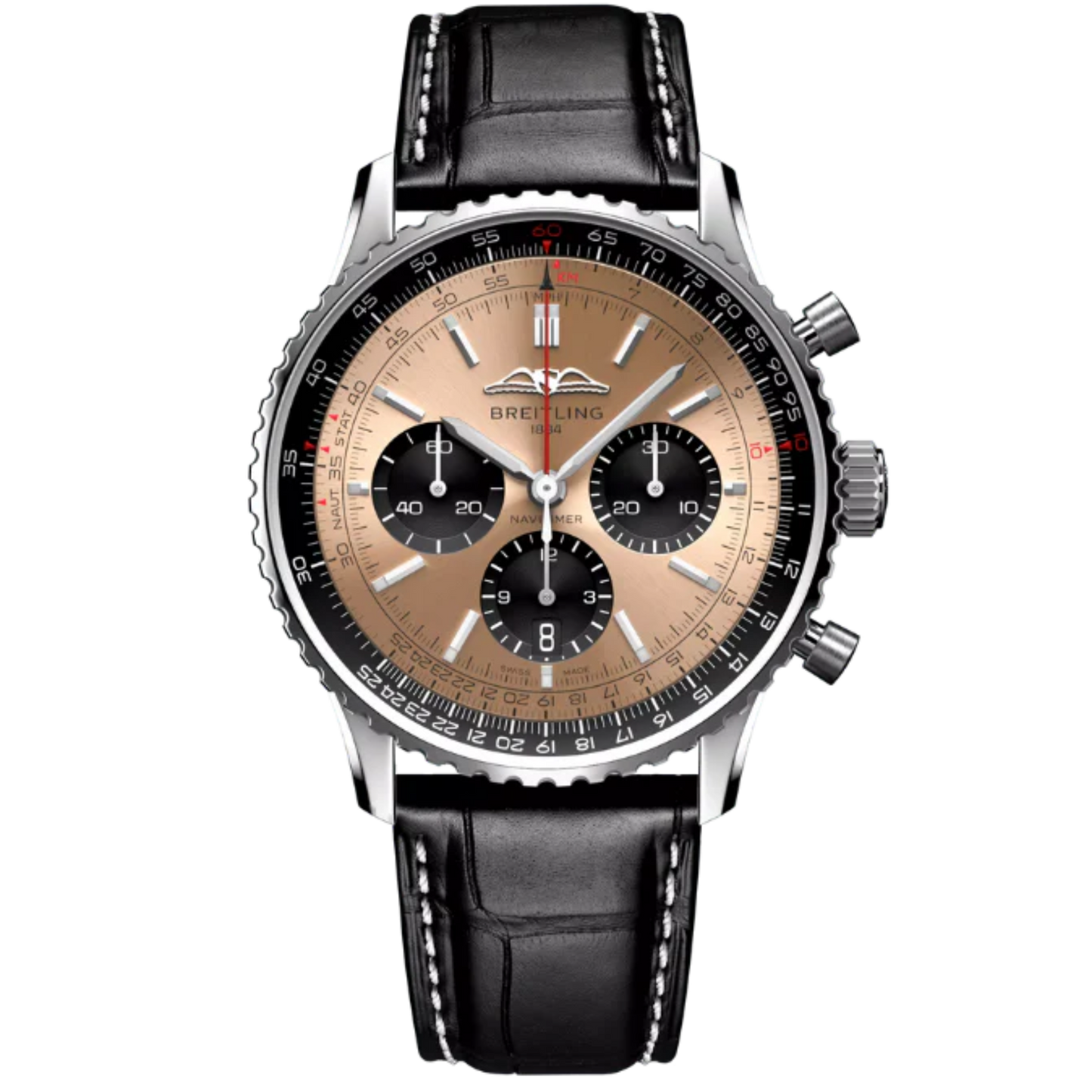 NAVITIMER B01 CHRONOGRAPH 43 MM STAINLESS STEEL WITH COPPER DIAL