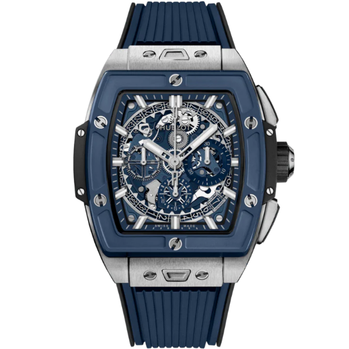 SPIRIT OF BIG BANG 42 MM TITANIUM BLUE CERAMIC