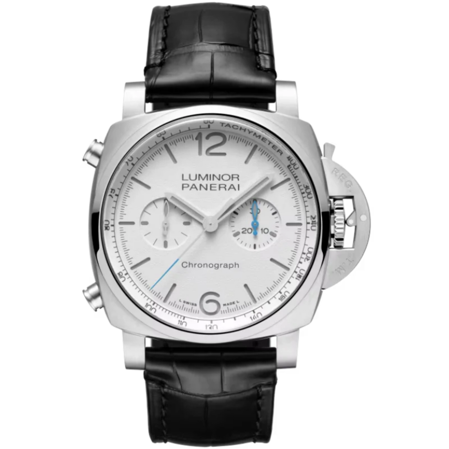 LUMINOR CHRONO PAM01218 44 MM STAINLESS STEEL WITH WHITE DIAL