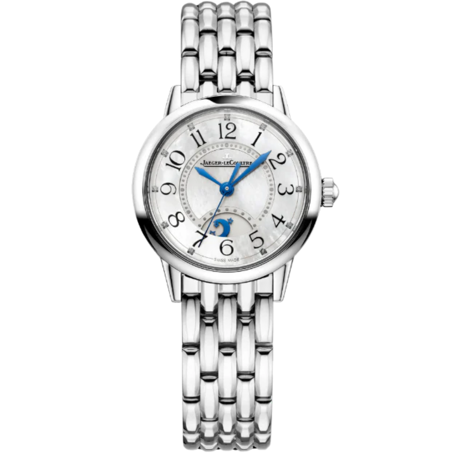 RENDEZ-VOUS CLASSIC NIGHT & DAY 29 MM STAINLESS STEEL WITH SILVER GREY AND MOTHER OF PEARL DIAL