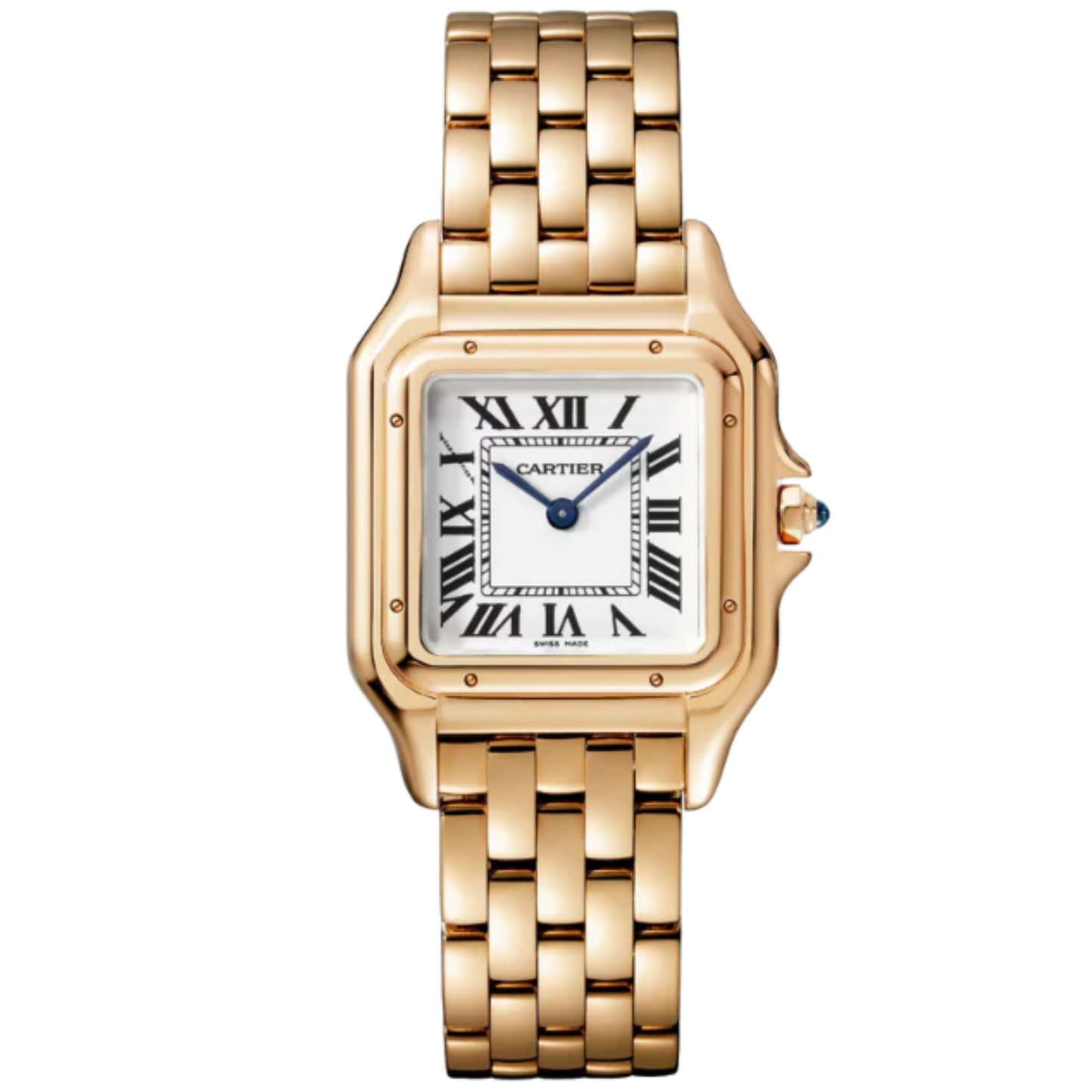 PANTHERE DE CARTIER 37 MM ROSE GOLD WITH SILVER DIAL