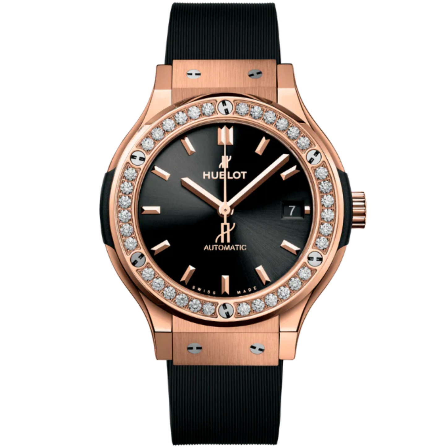 CLASSIC FUSION 3-HANDS 38MM KING GOLD DIAMONDS