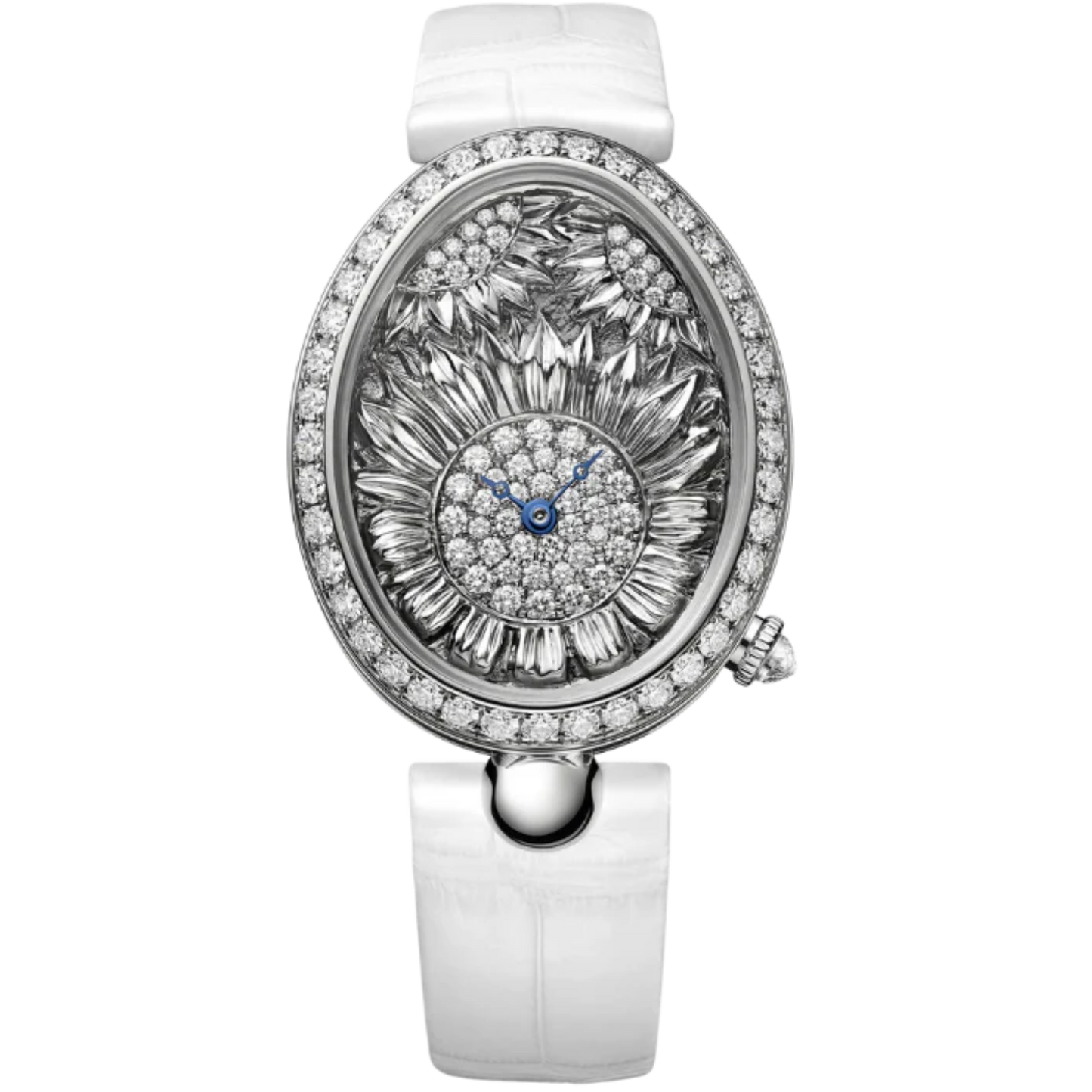 REINE DE NAPLES 8958 40 MM WHITE GOLD WITH WHITE DIAL
