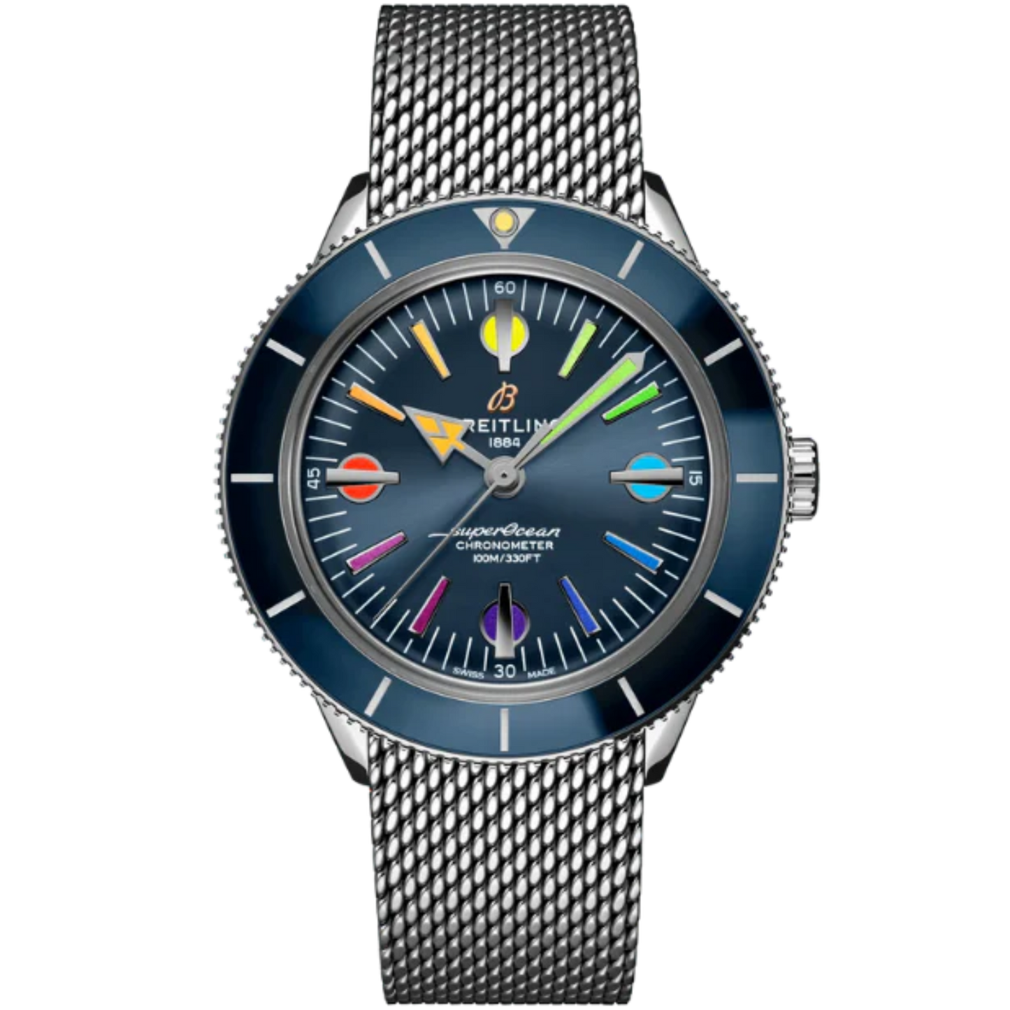 SUPEROCEAN HERITAGE '57 SPECIAL EDITION II 42 MM STAINLESS STEEL WITH BLUE DIAL