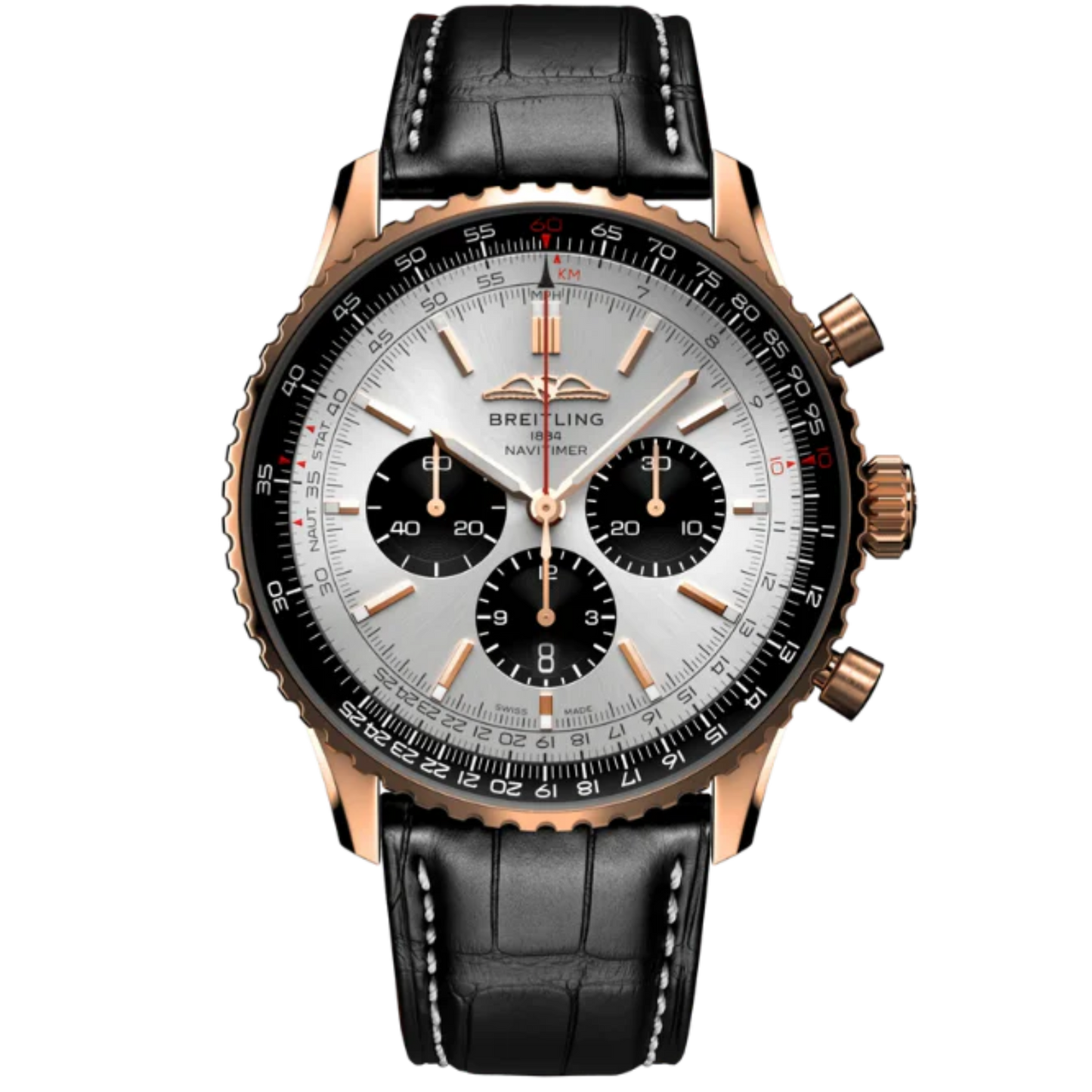 NAVITIMER B01 CHRONOGRAPH 46 MM 18K ROSE GOLD WITH CREAM DIAL