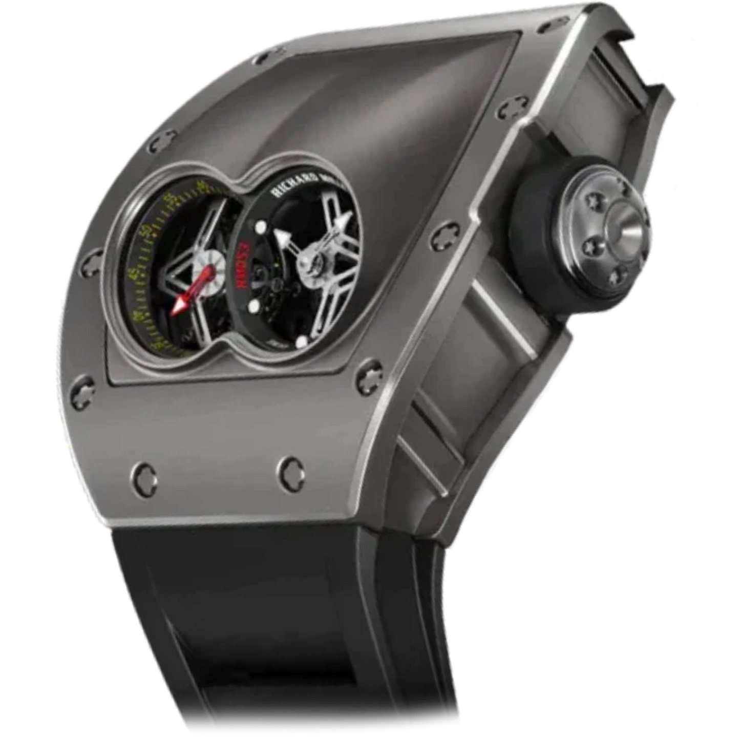 RM 053 Tourbillon Pablo Mac Donough Rubber Strap Micro Blasted Titanium Case