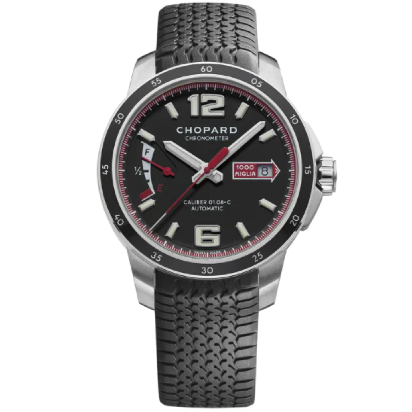 MILLE MIGLIA GTS POWER CONTROL 43 MM LUCENT STEEL™ WITH BLACK DIAL