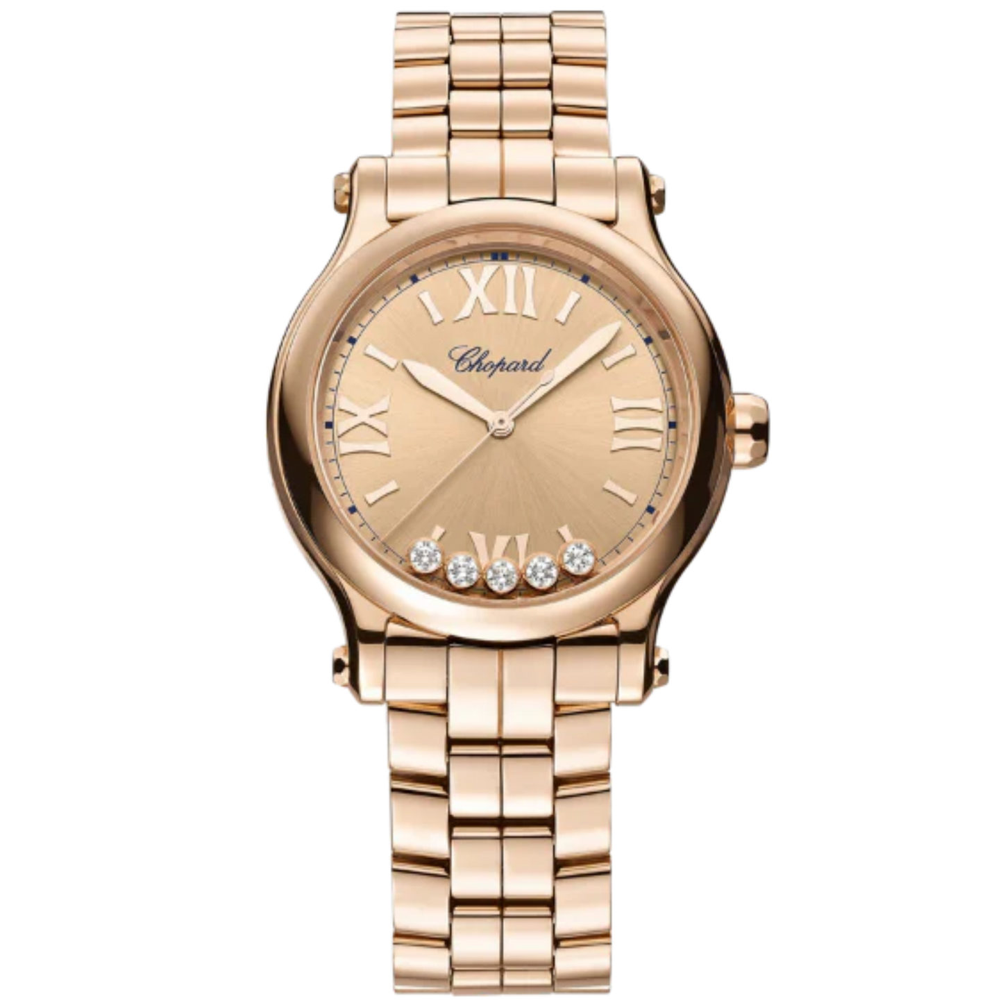 HAPPY SPORT 33 MM ETHICAL ROSE GOLD WITH GOLD DIAL
