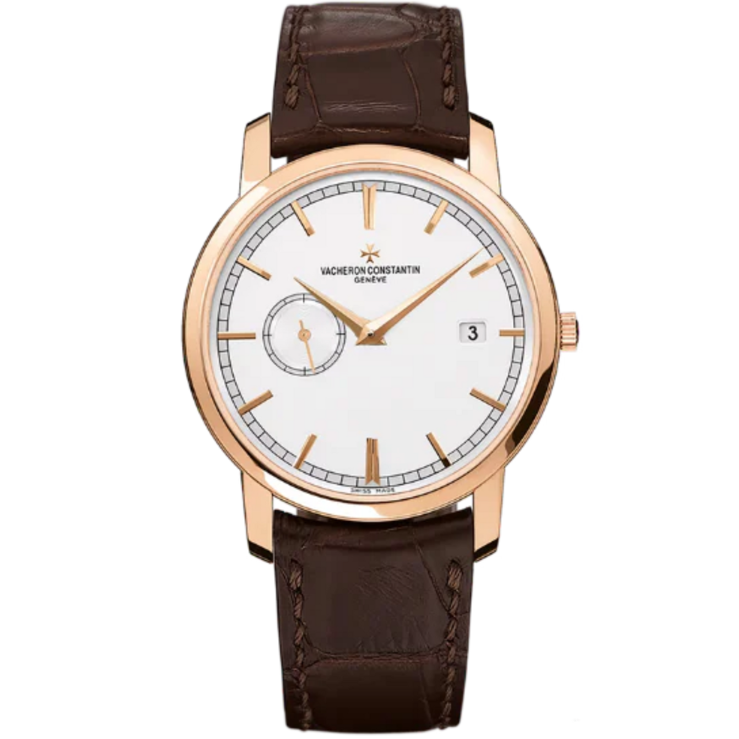 TRADITIONNELLE SELF-WINDING 38 MM 18K ROSE GOLD WITH WHITE BRASS DIAL