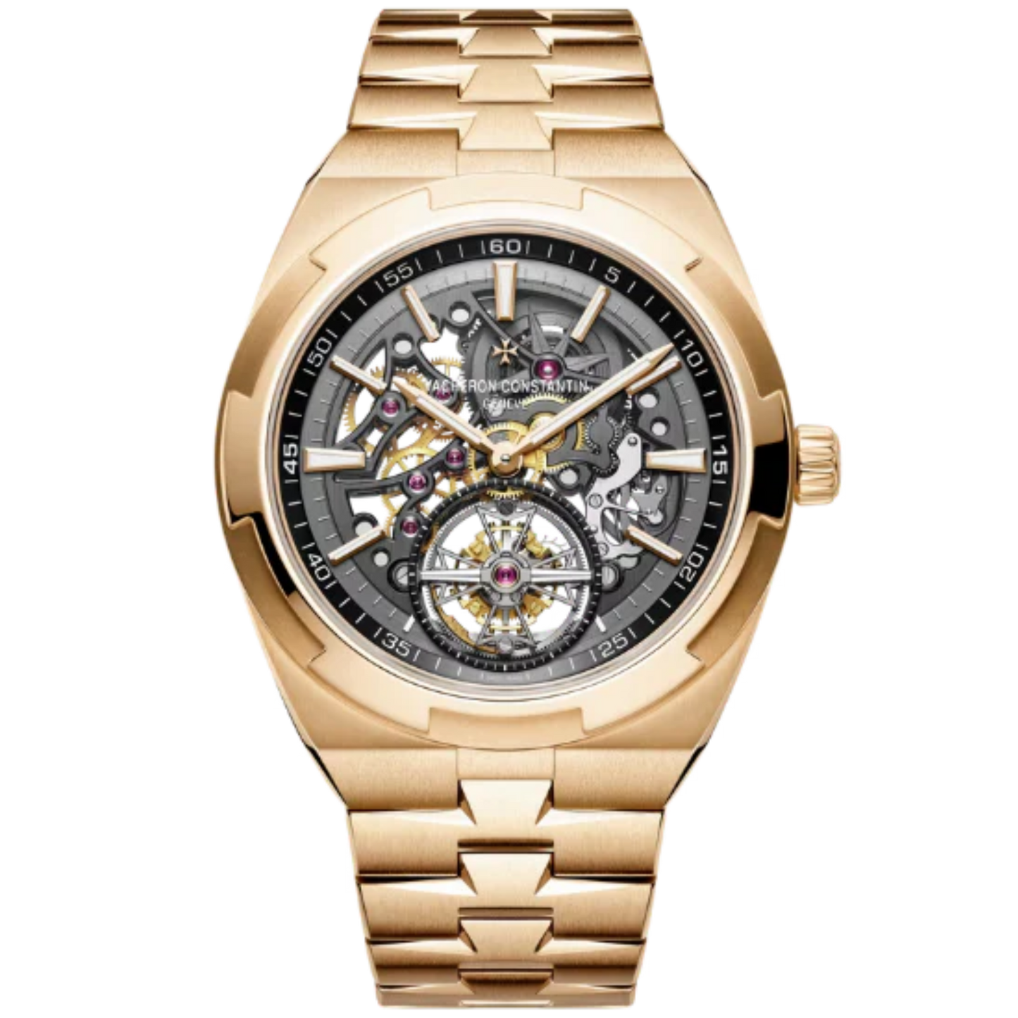 OVERSEAS TOURBILLON SKELETON 42 MM PINK GOLD