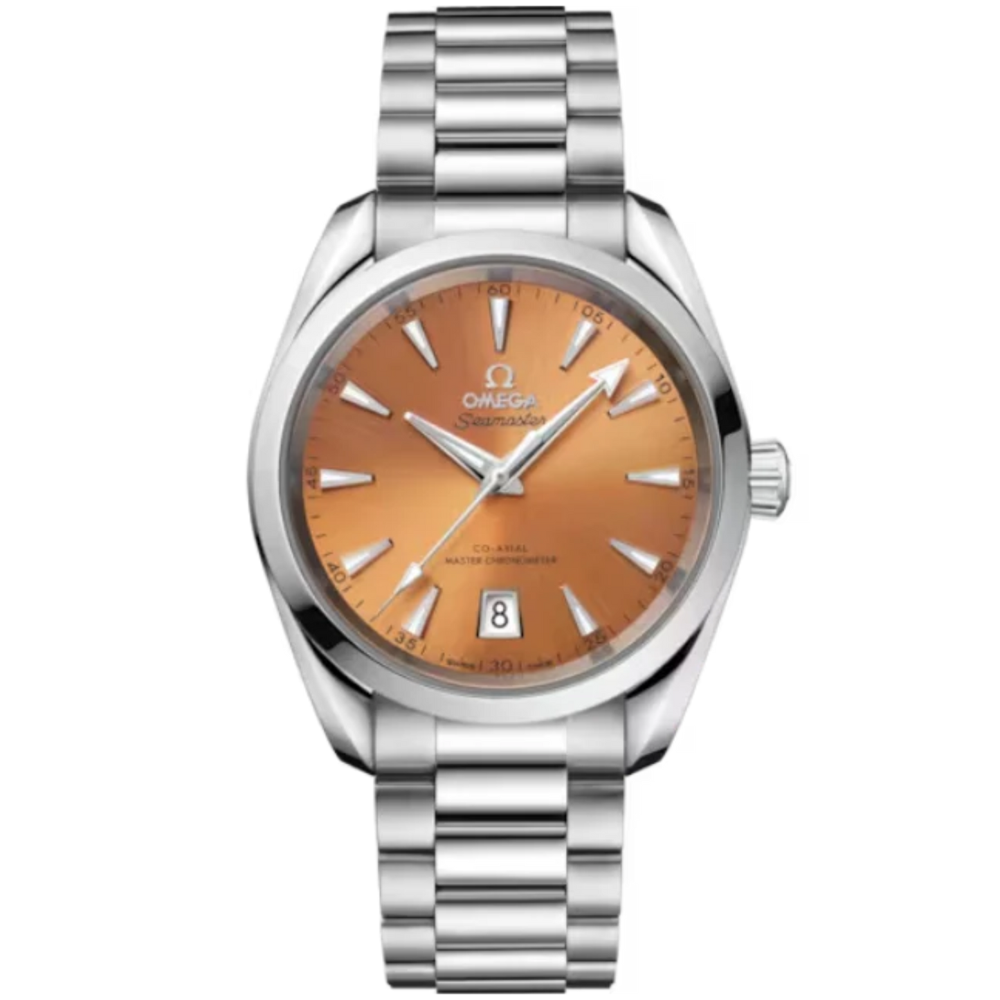 SEAMASTER AQUA TERRA SHADES 38 MM STAINLESS STEEL WITH SAFFRON DIAL