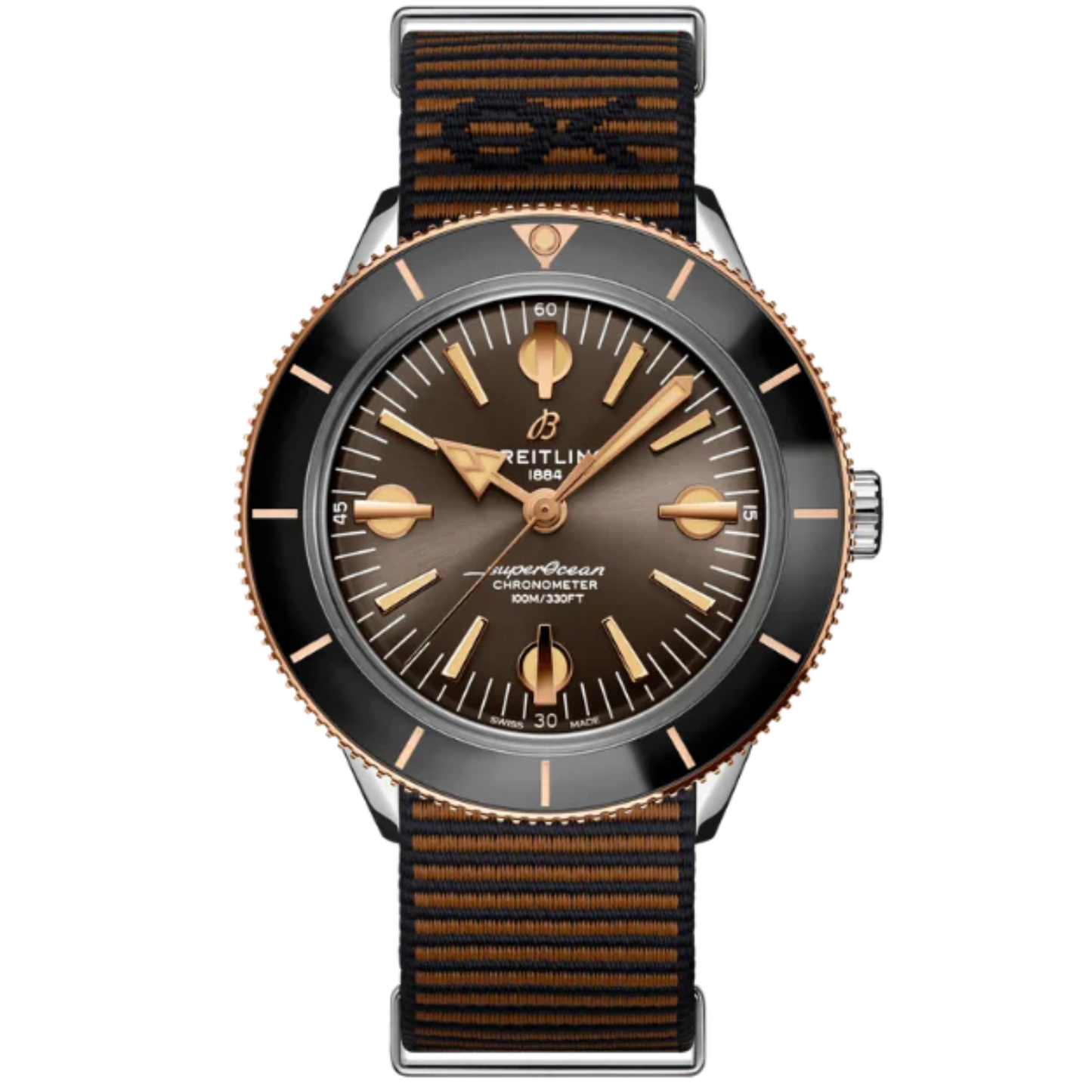 SUPEROCEAN HERITAGE '57 OUTERKNOWN LIMITED EDITION 42 MM STAINLESS STEEL & 18K ROSE GOLD WITH BROWN DIAL