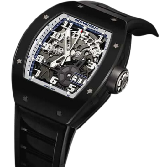 RM 029 St. Tropez Ceramic Edition Rubber Strap Ceramic Case