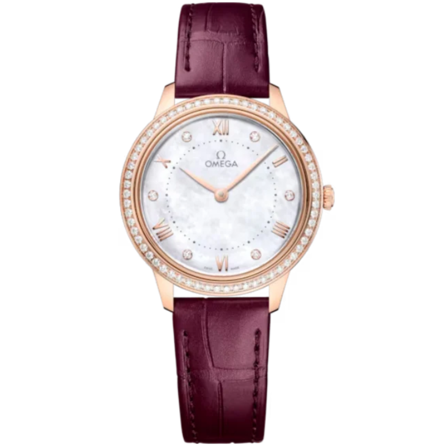DE VILLE PRESTIGE 30 MM SEDNA™ GOLD WITH MOTHER OF PEARL DIAL