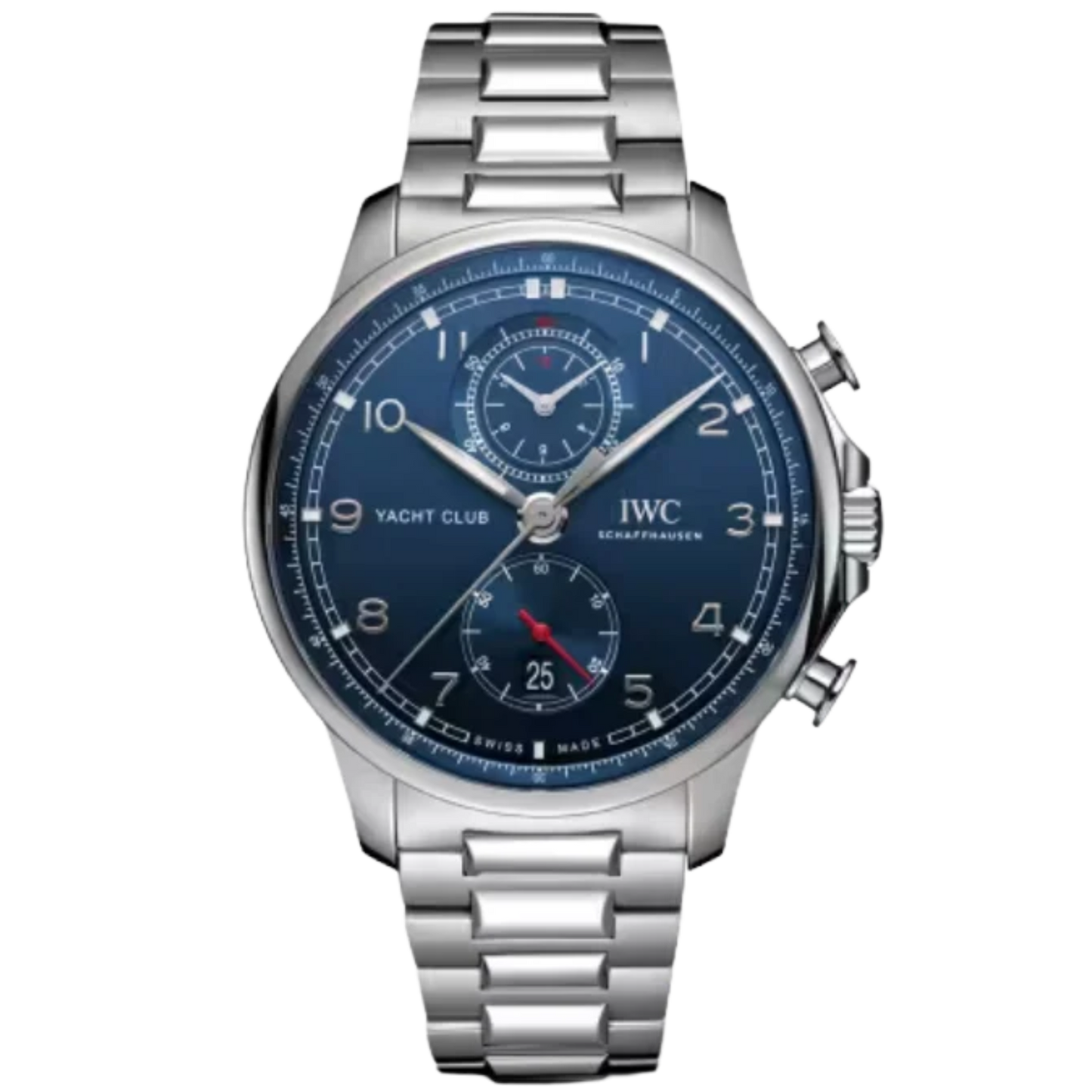 PORTUGIESER YACHT CLUB CHRONOGRAPH 45 MM STAINLESS STEEL WITH BLUE DIAL