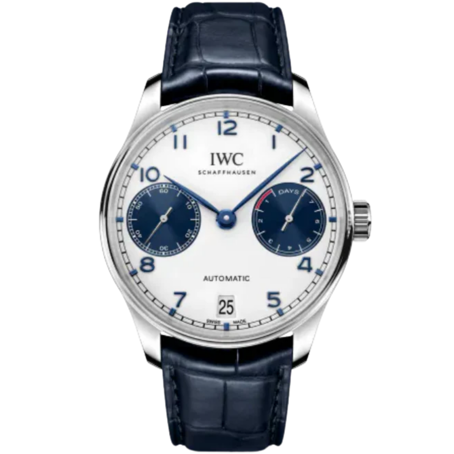 PORTUGIESER AUTOMATIC 42 MM STAINLESS STEEL WITH WHITE DIAL