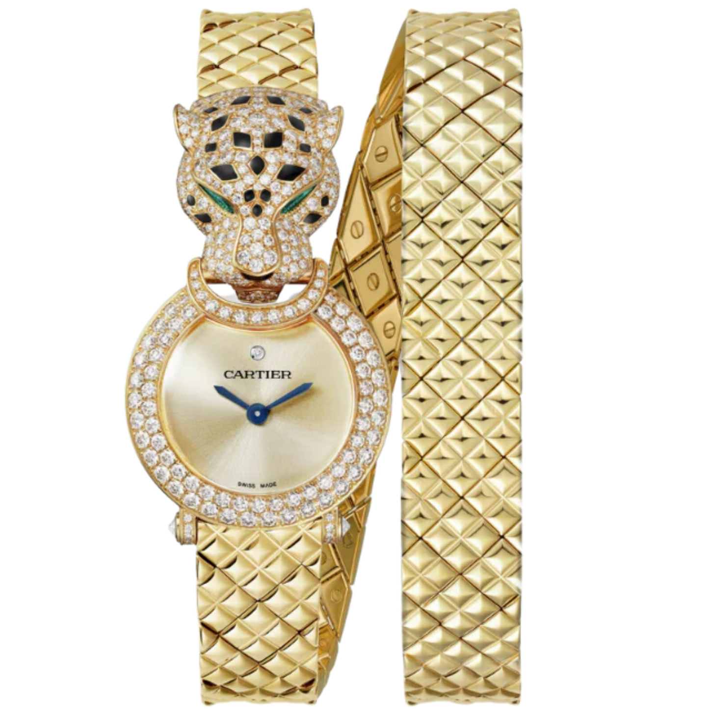 LA PANTHERE DE CARTIER 24 MM 18K YELLOW GOLD WITH GOLD DIAL