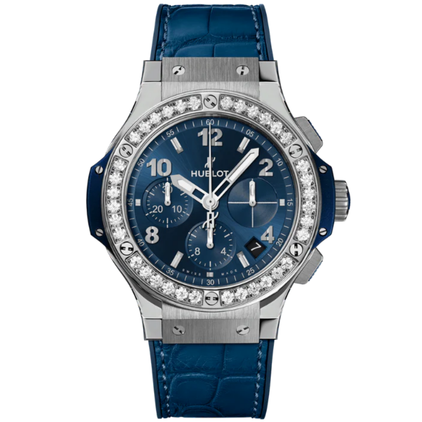 Big Bang 41mm STEEL BLUE DIAMONDS
