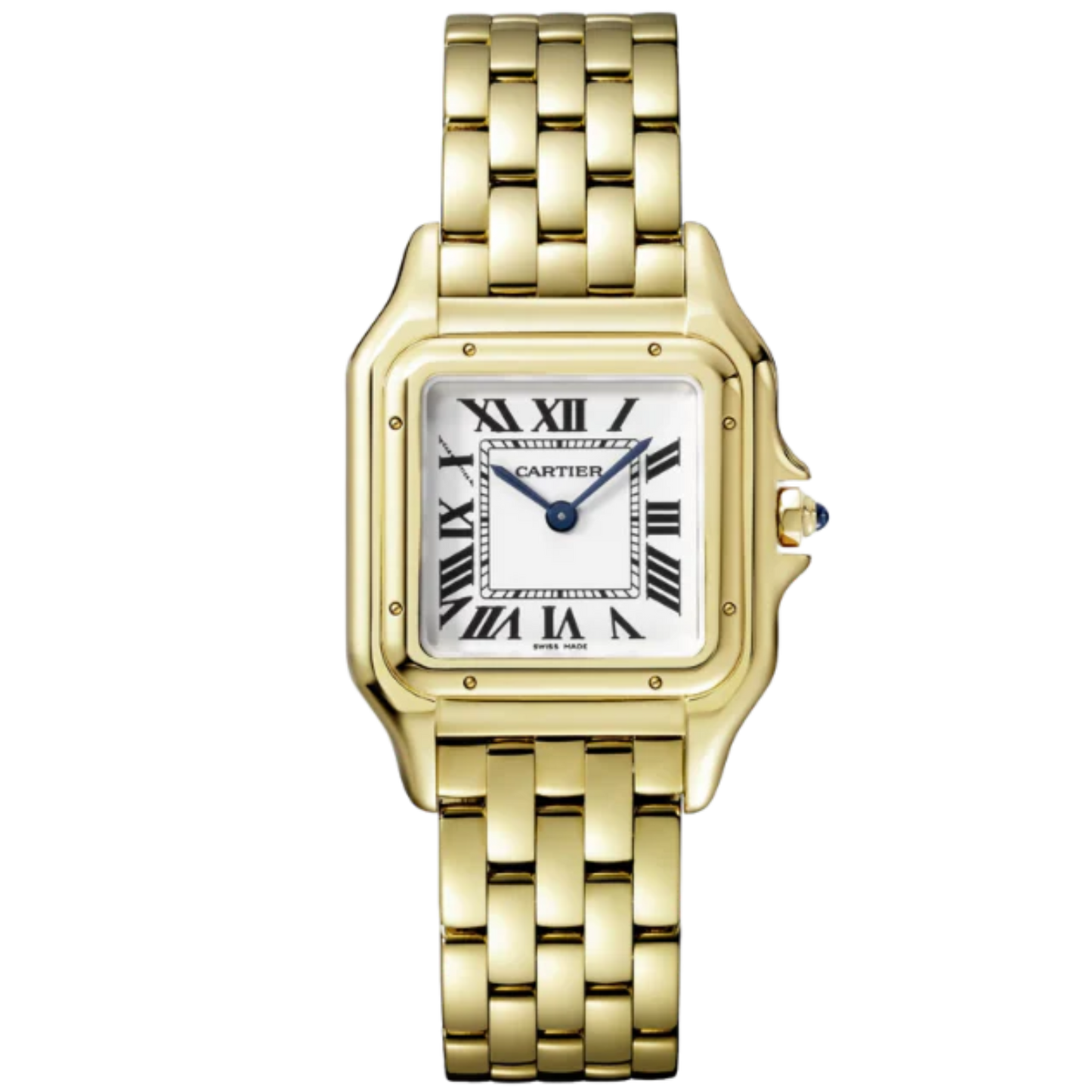 PANTHERE DE CARTIER 37 MM YELLOW GOLD WITH SILVER DIAL