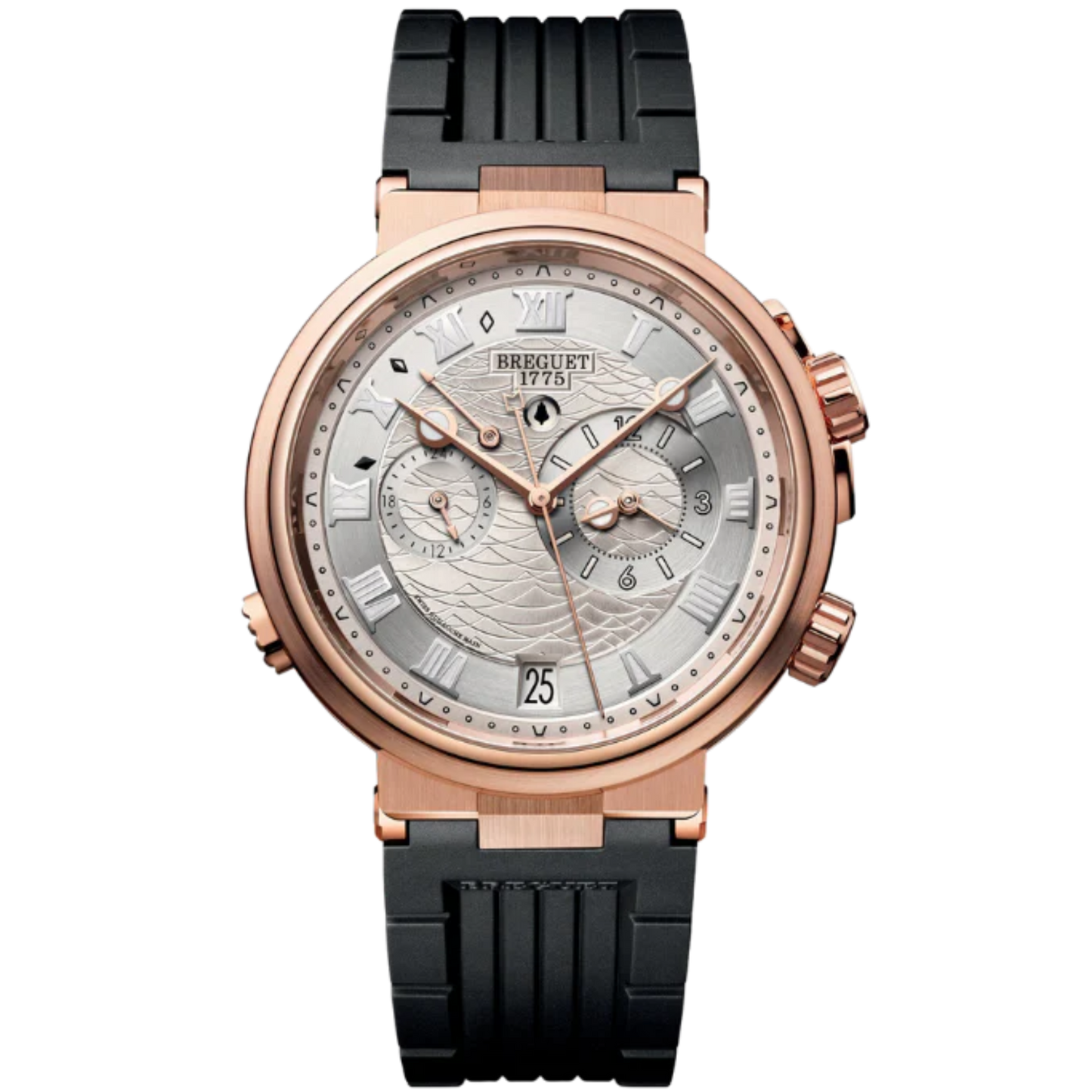 MARINE ALARME MUSICALE 5547 40 MM ROSE GOLD WITH SILVER DIAL
