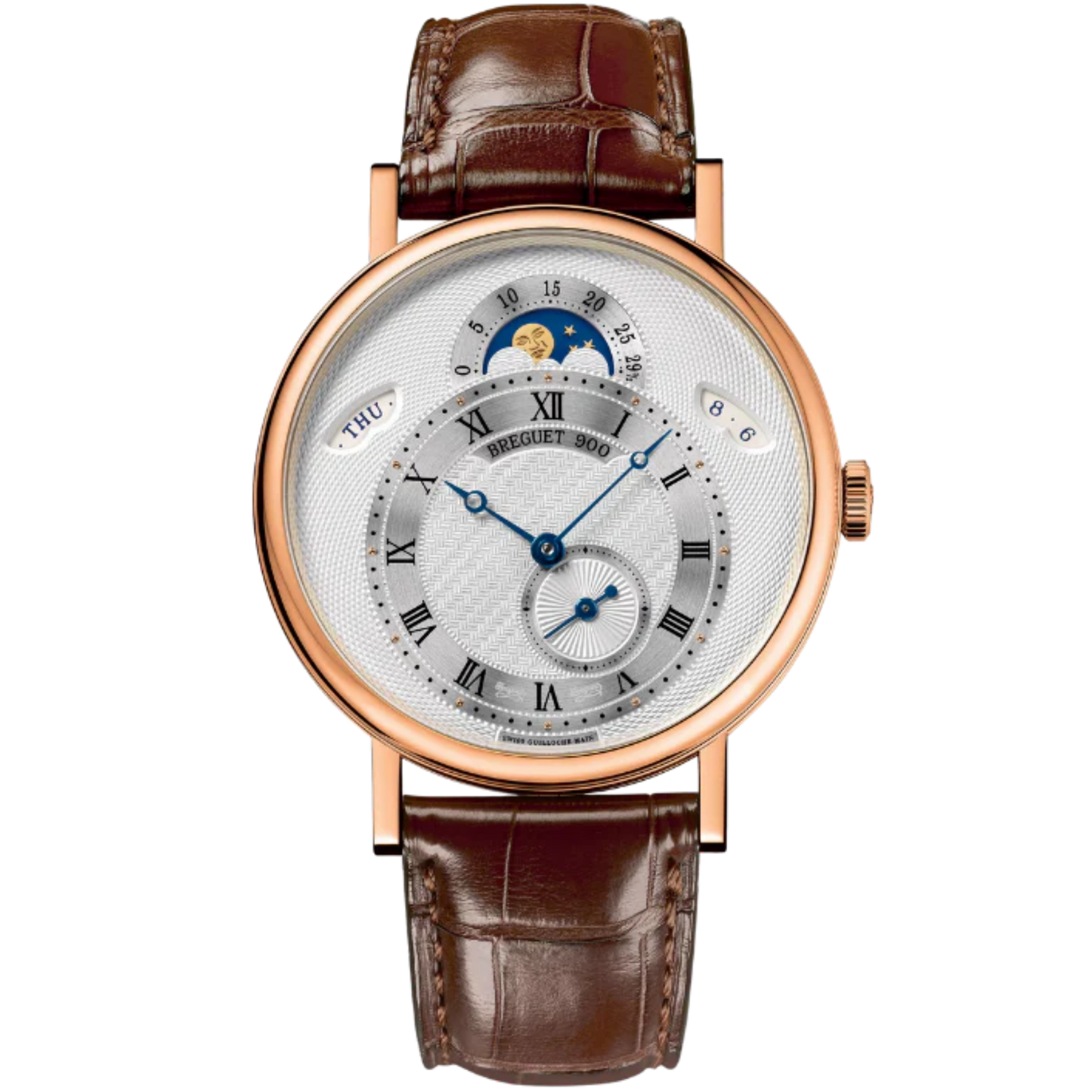 CLASSIQUE CALENDRIER 7337 39 MM ROSE GOLD WITH SILVER DIAL