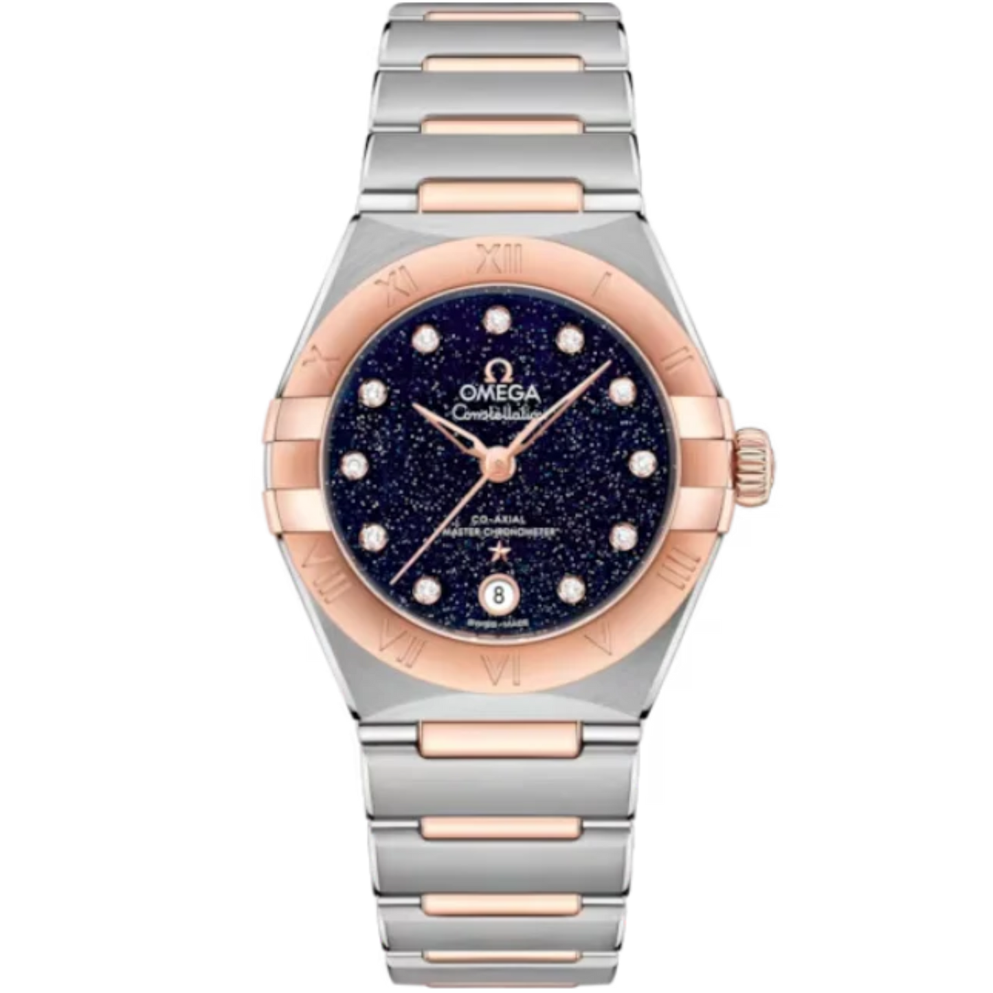 CONSTELLATION 29 MM STAINLESS STEEL - SEDNA™ GOLD WITH BLUE DIAL