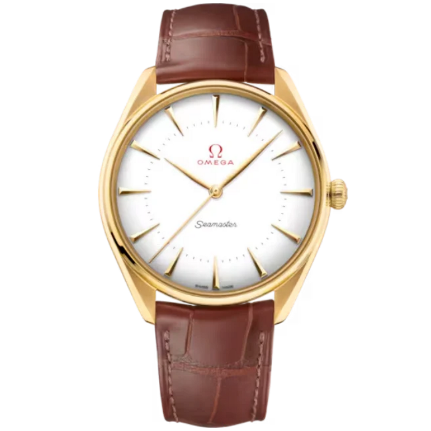 SEAMASTER OLYMPIC OFFICIAL TIMEKEEPER 39 MM YELLOW GOLD WITH WHITE DIAL