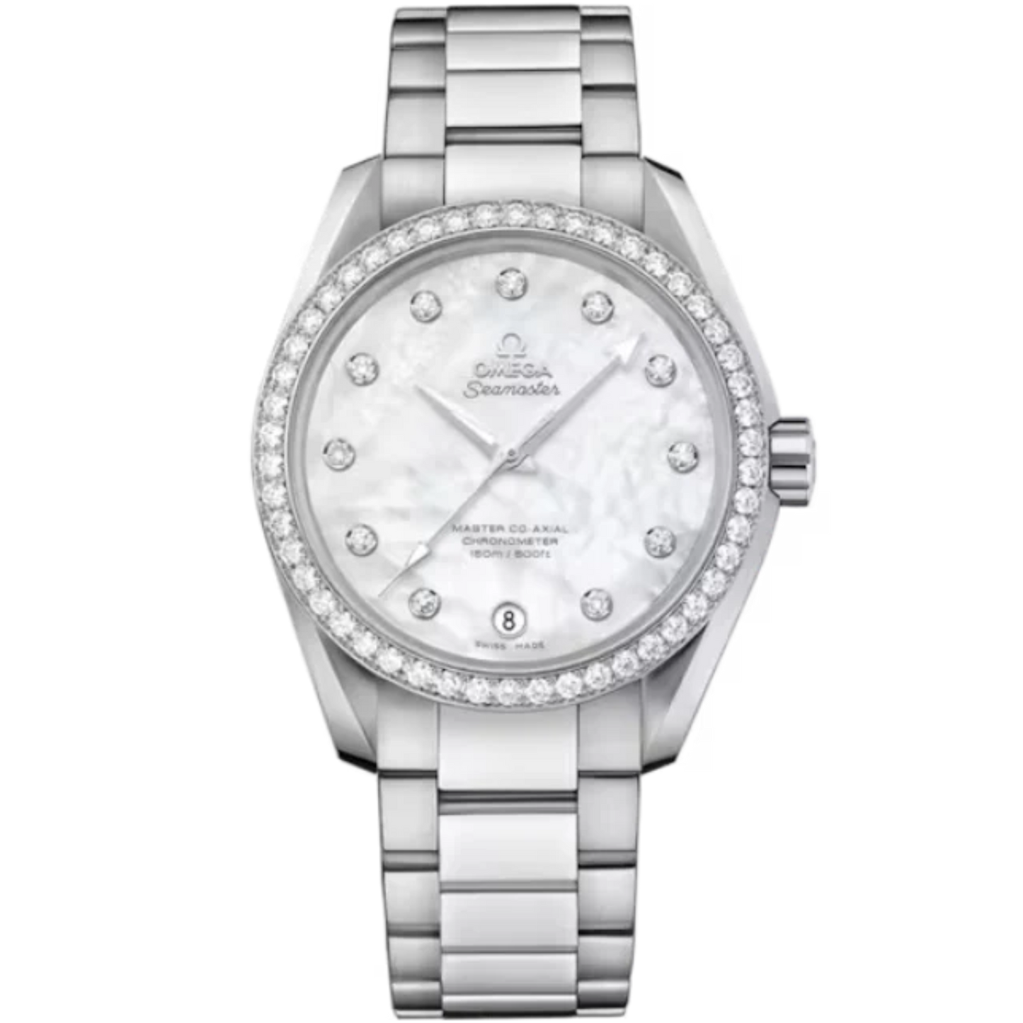 SEAMASTER AQUA TERRA 150M 38 MM STAINLESS STEEL WITH MOTHER OF PEARL DIAL