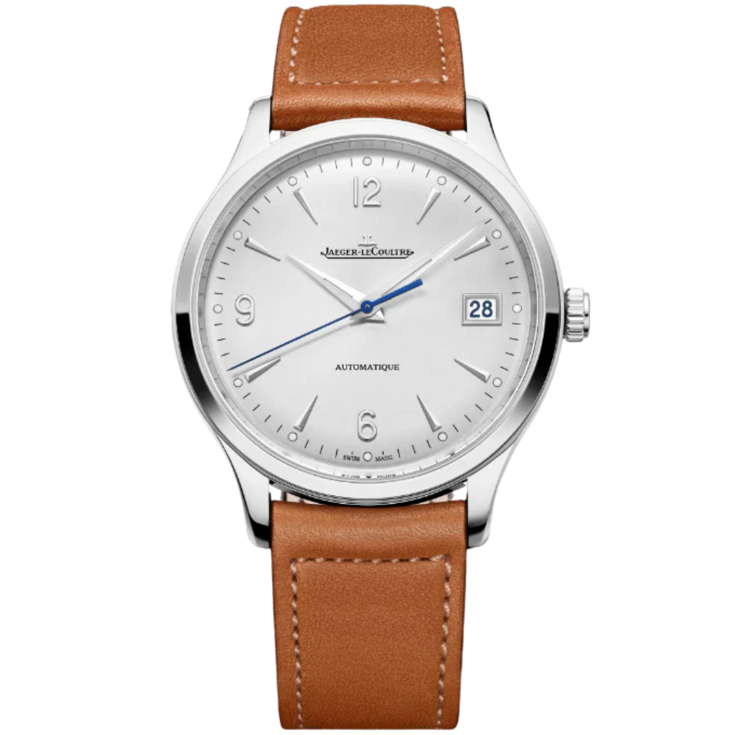 MASTER CONTROL DATE 40 MM STAINLESS STEEL WITH SILVER GREY, SUNRAY BRUSHED DIAL