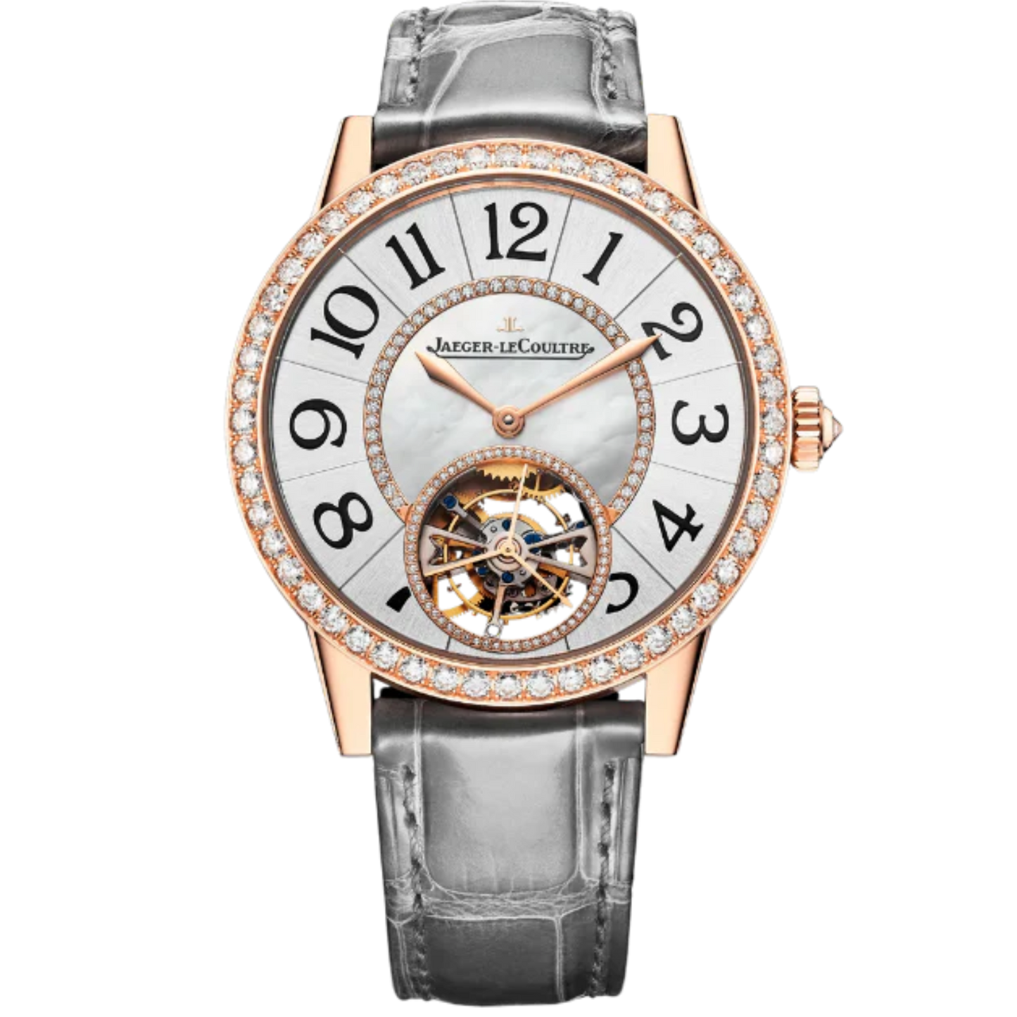 RENDEZ-VOUS JEWELLERY TOURBILLON 39 MM 18K ROSE GOLD WITH MOTHER OF PEARL DIAL