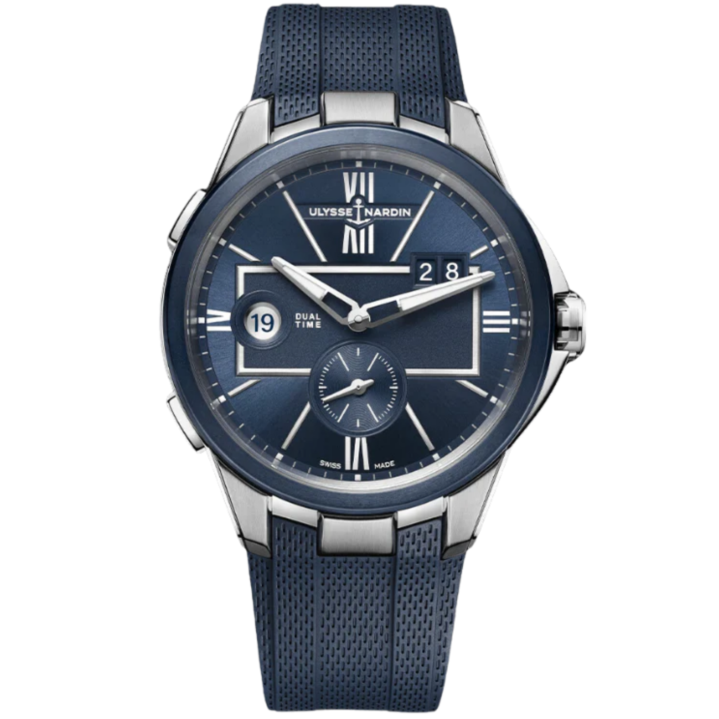 BLAST DUAL TIME 42 MM STAINLESS STEEL WITH BLUE DIAL