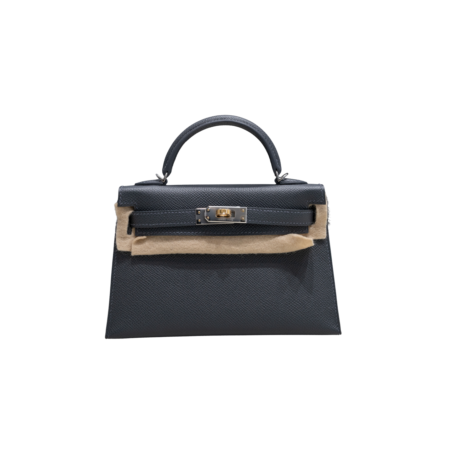 Hermes Birkin K20 Mini Kelly Ardoise (Dark Grey) Electrum Hardware Epsom Leather
