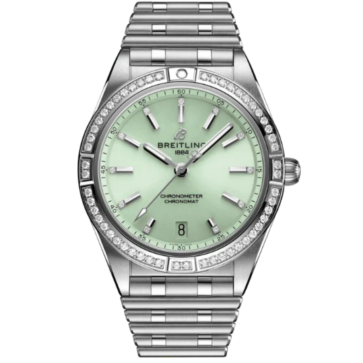 CHRONOMAT AUTOMATIC 36 MM STAINLESS STEEL WITH MINT GREEN DIAL