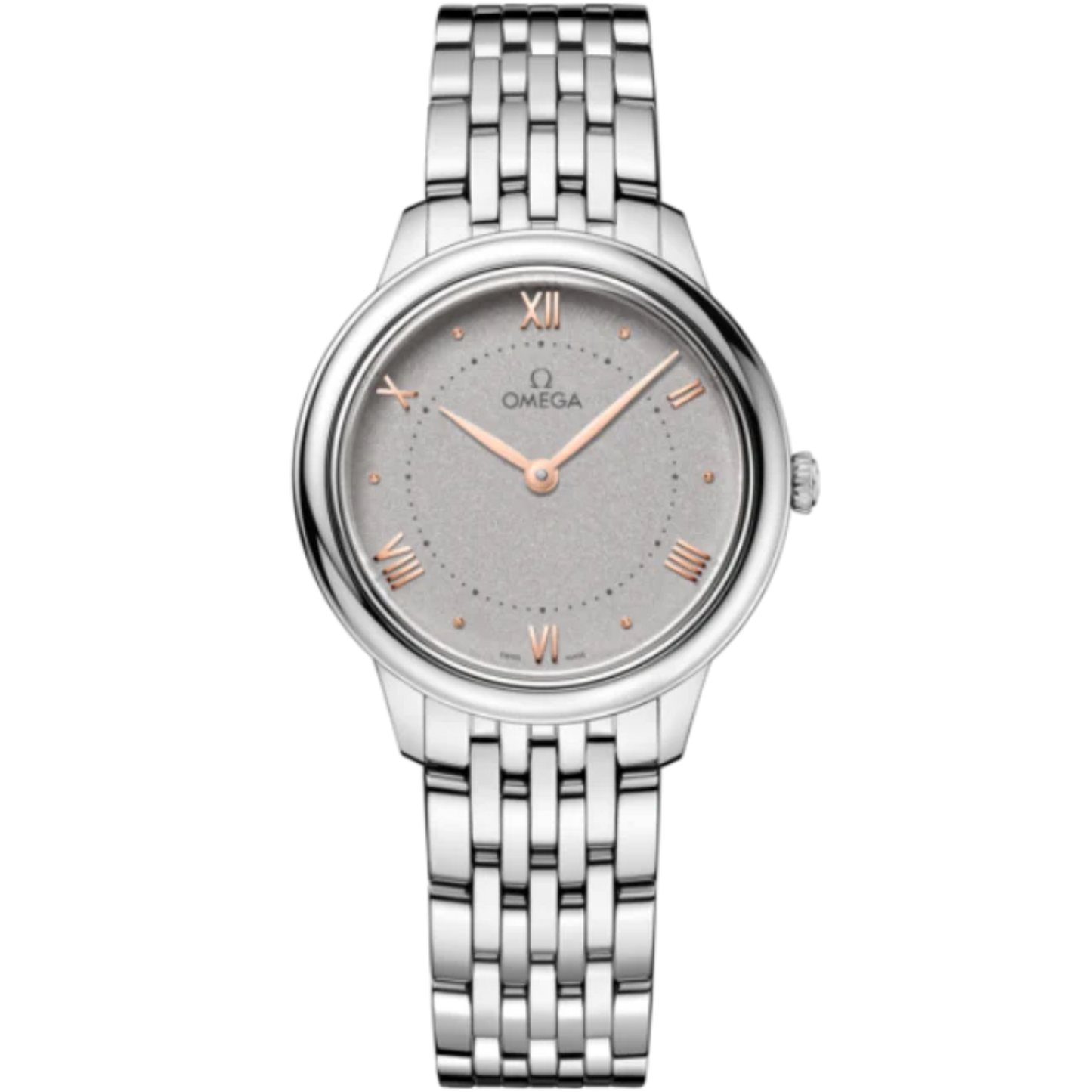 DE VILLE PRESTIGE 30 MM STAINLESS STEEL WITH GREY DIAL