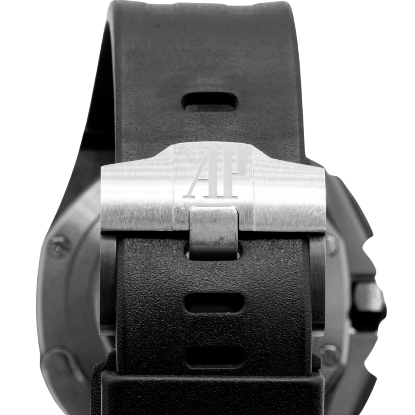 Royal Oak Offshore Chronograph 44MM Black Rubber Strap Black Dial With Méga Tapisserie Forged Carbon Case Pattern Black Ceramic Bezel