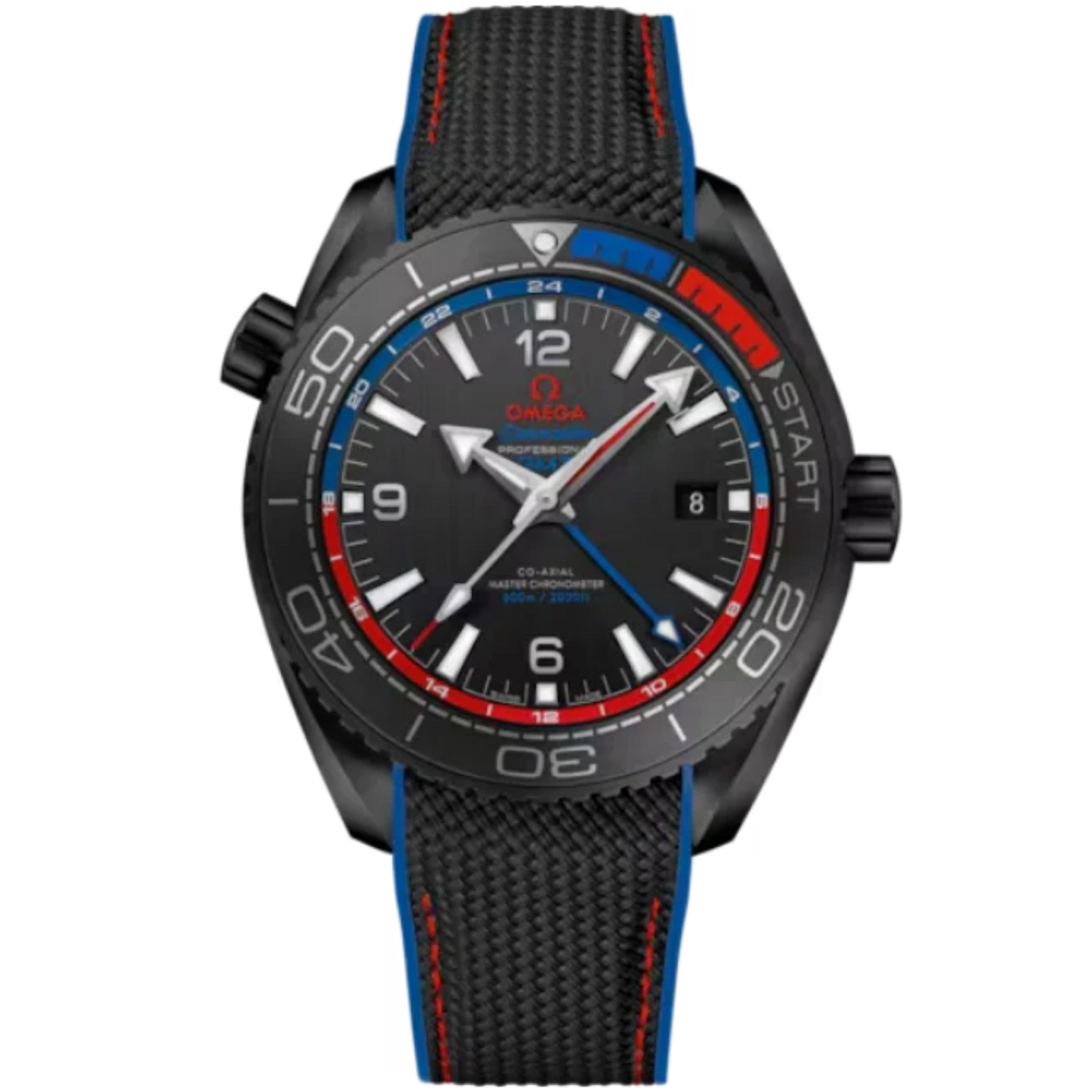 SEAMASTER PLANET OCEAN 600M "ETNZ" DEEP BLACK 45 MM BLACK CERAMIC WITH BLACK DIAL