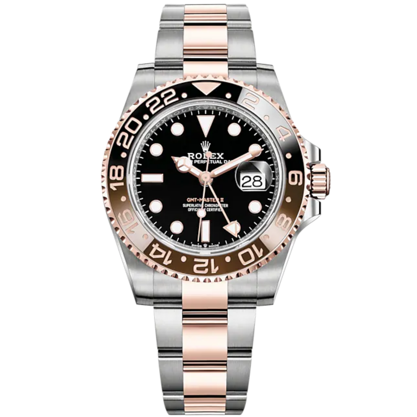 Rolex GMT Master II Ref. 126711CHNR Two Tone Rootbeer