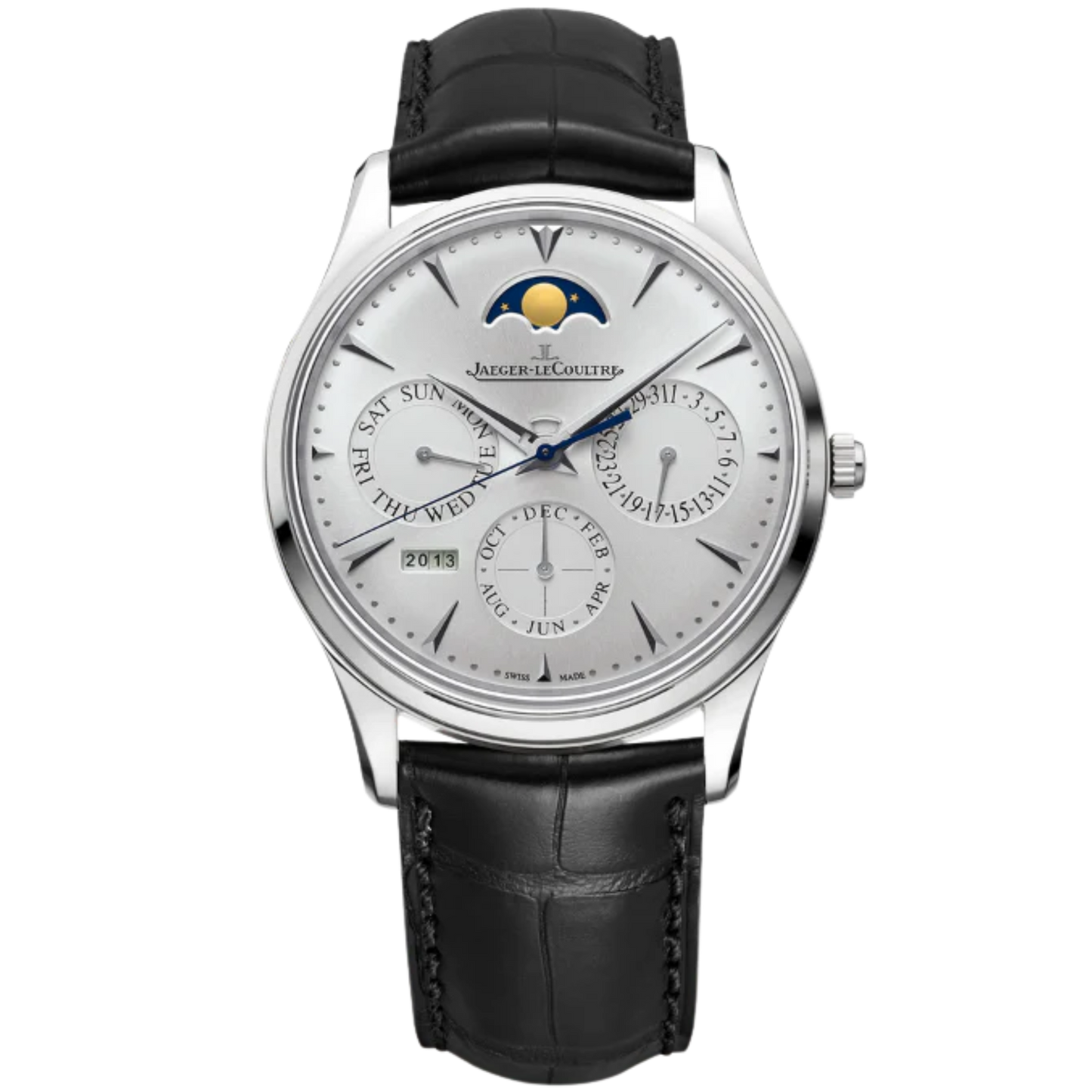 MASTER ULTRA THIN PERPETUAL CALENDAR 39 MM STAINLESS STEEL WITH SILVER GREY DIAL