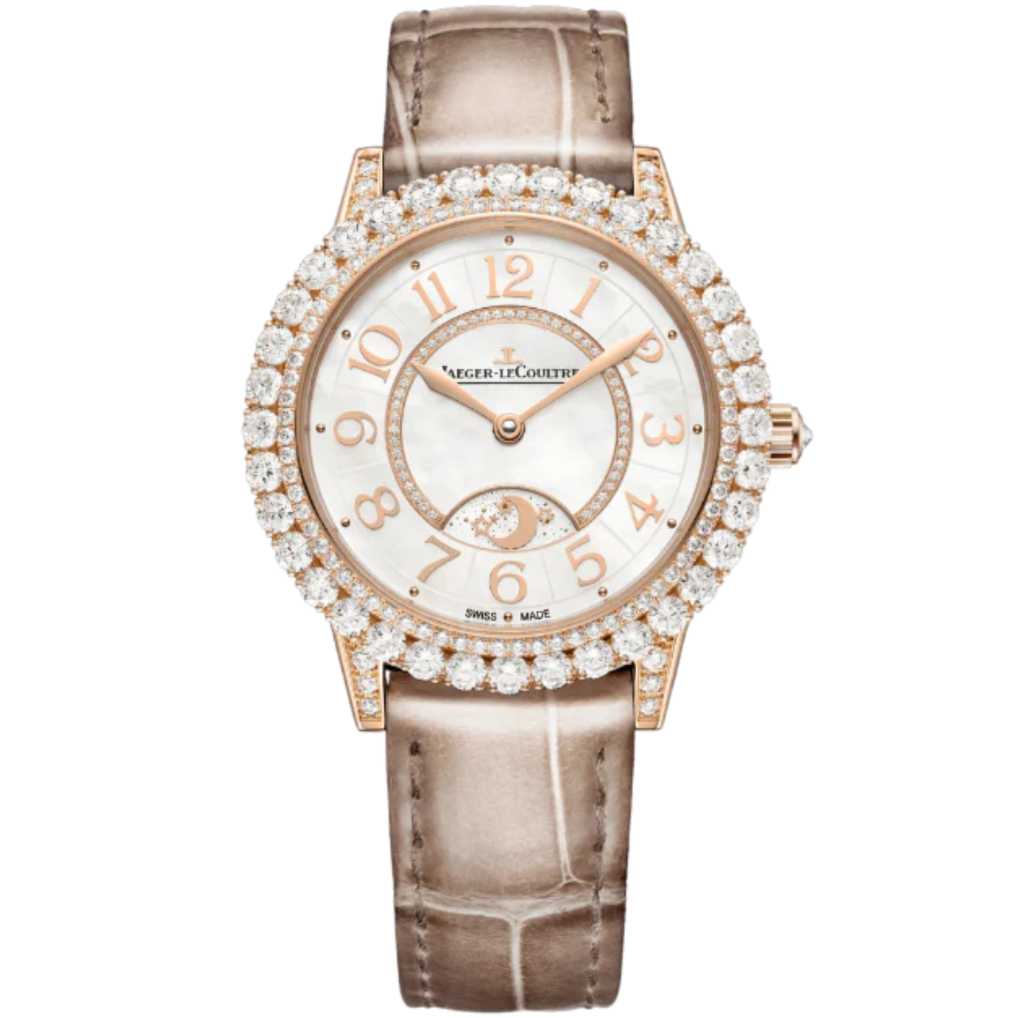 RENDEZ-VOUS DAZZLING NIGHT & DAY 36 MM 18K ROSE GOLD WITH MOTHER OF PEARL DIAL