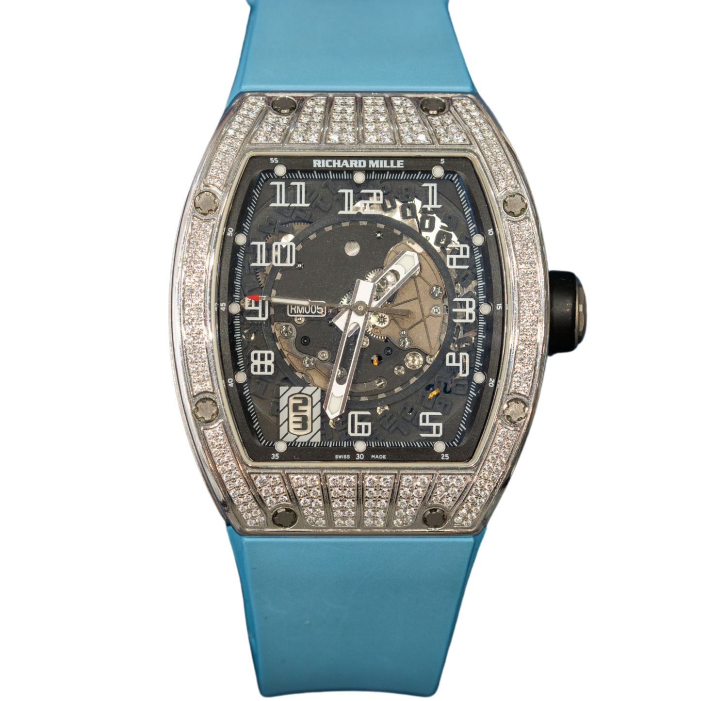 Richard Mille RM005 White Gold Med Set
