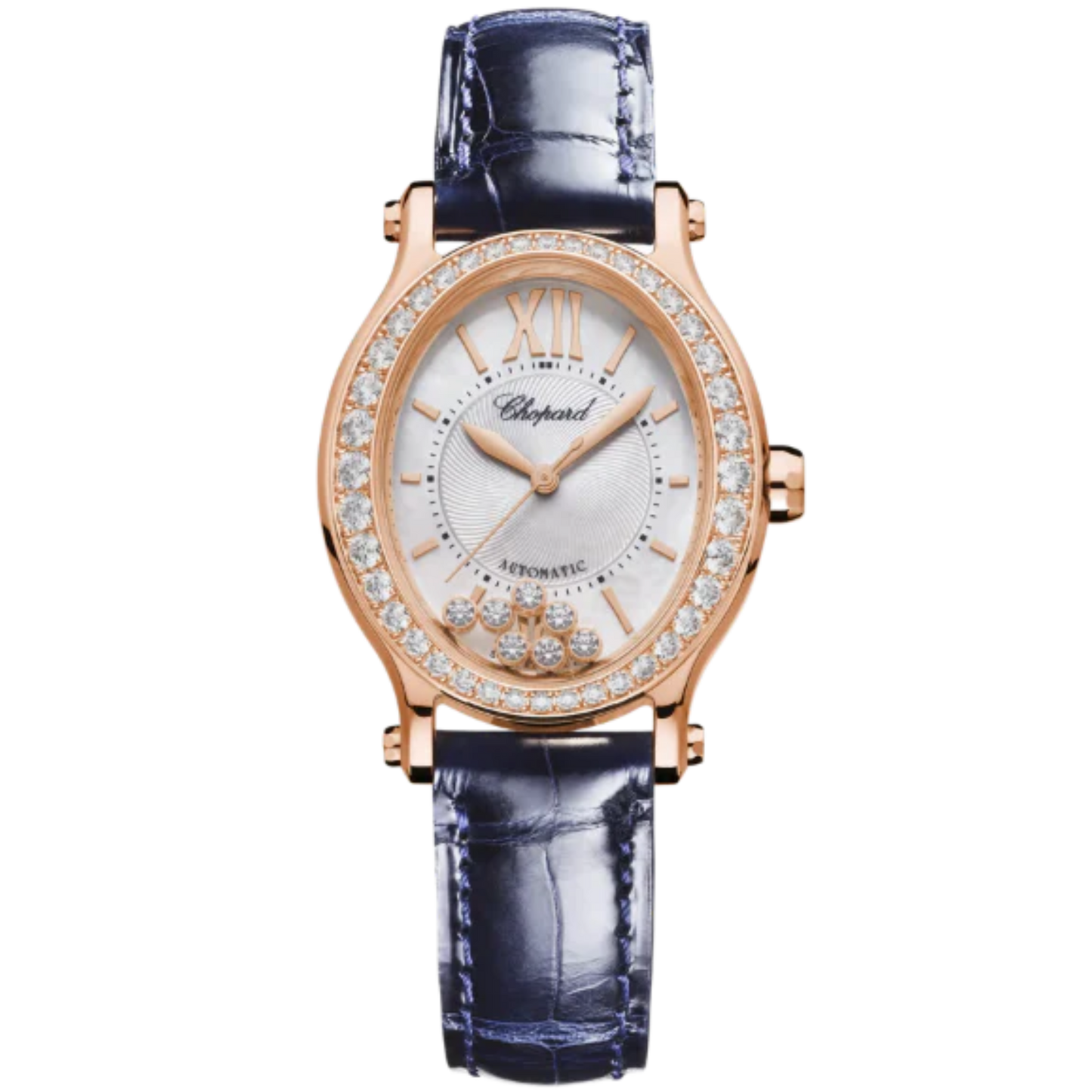 HAPPY SPORT 31 MM ETHICAL ROSE GOLD WITH SILVER DIAL