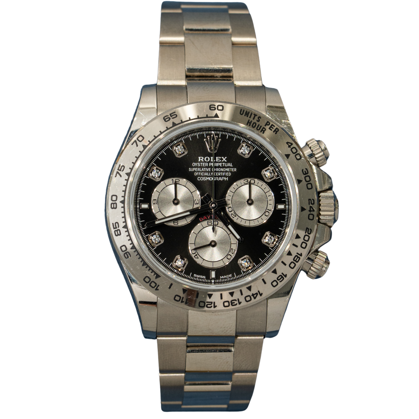 Rolex Daytona Ref. 126509 White Gold Black Diamond Dial
